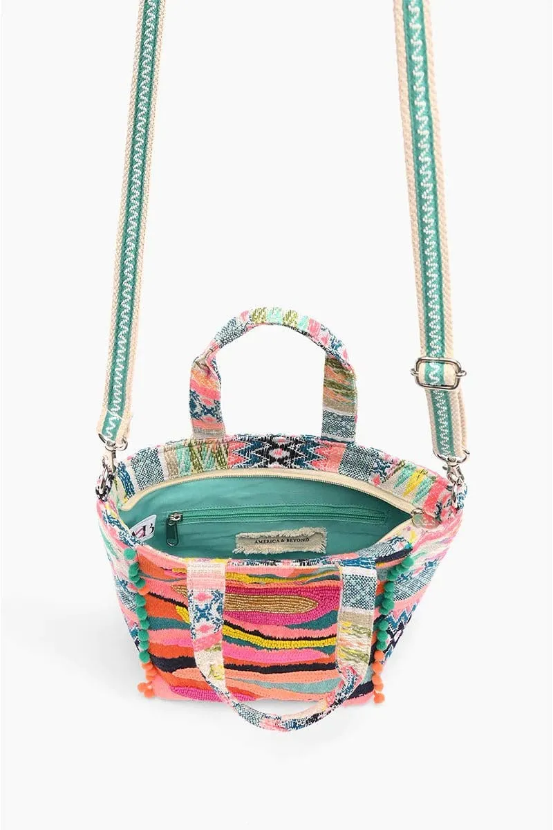 AB20032 Dalphne Hand Embellished Mini Bag