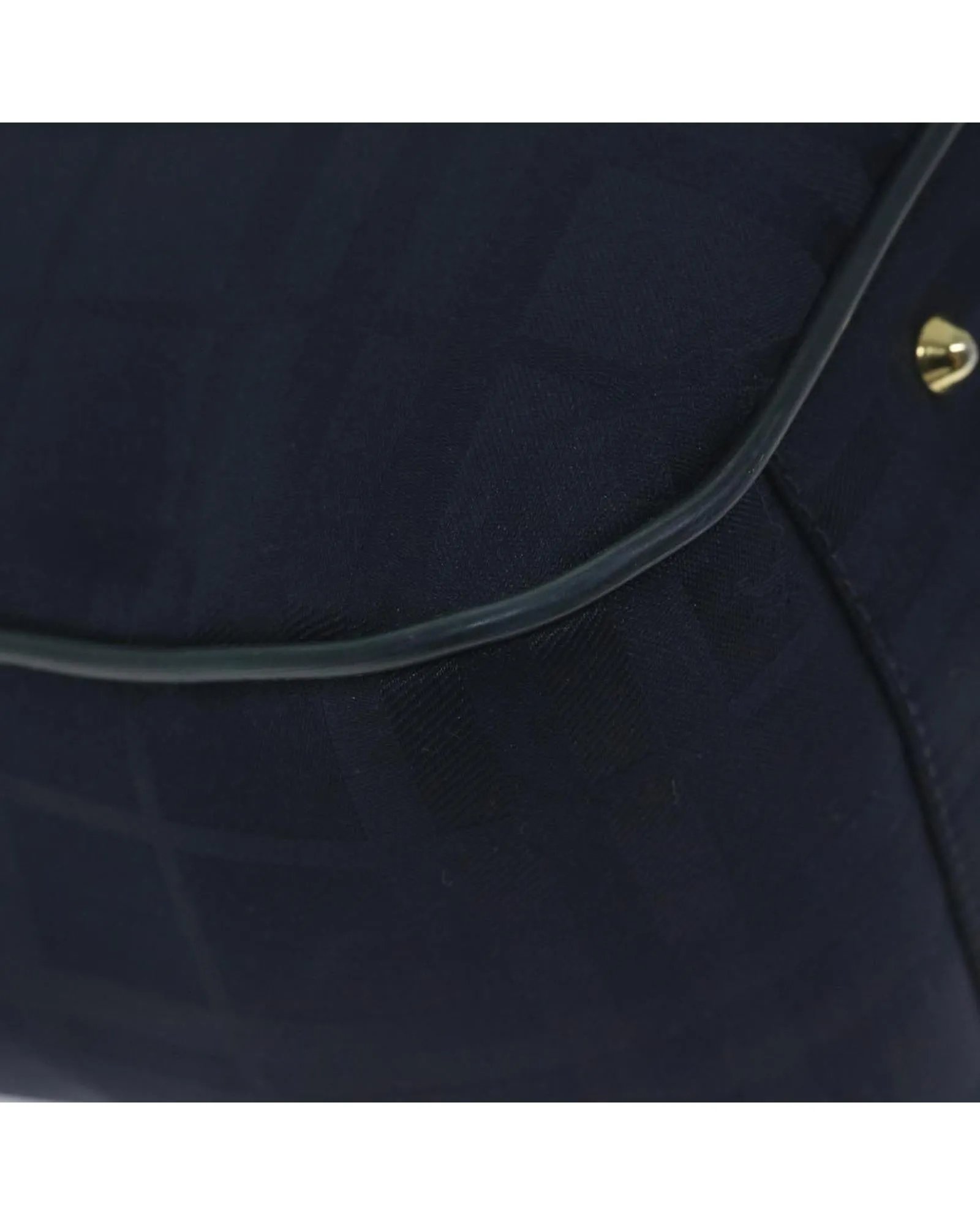 Authentic Burberrys Navy Tote Bag in Classic Nova Check Design