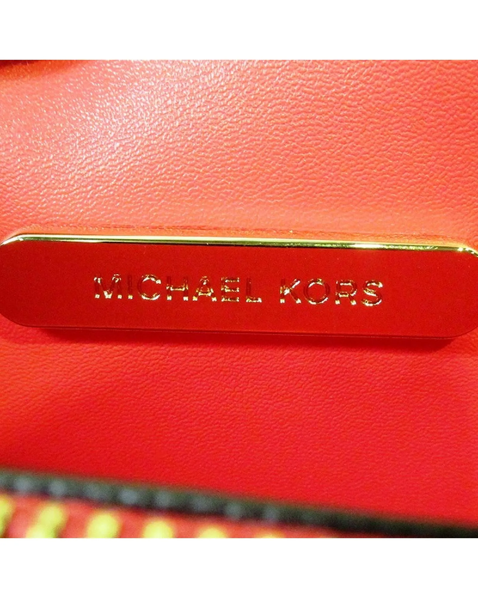 Authentic Michael Kors Multicolor Canvas Handbag - Used A Rank