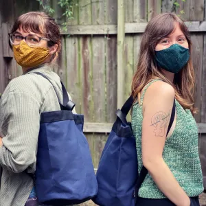 BGS Custom Ritual Dyes Knitter's Backpack-Blue Moon