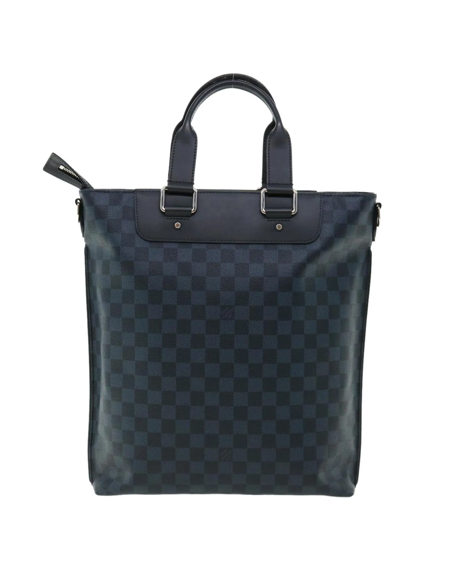 Black Leather Chanel Tote Bag