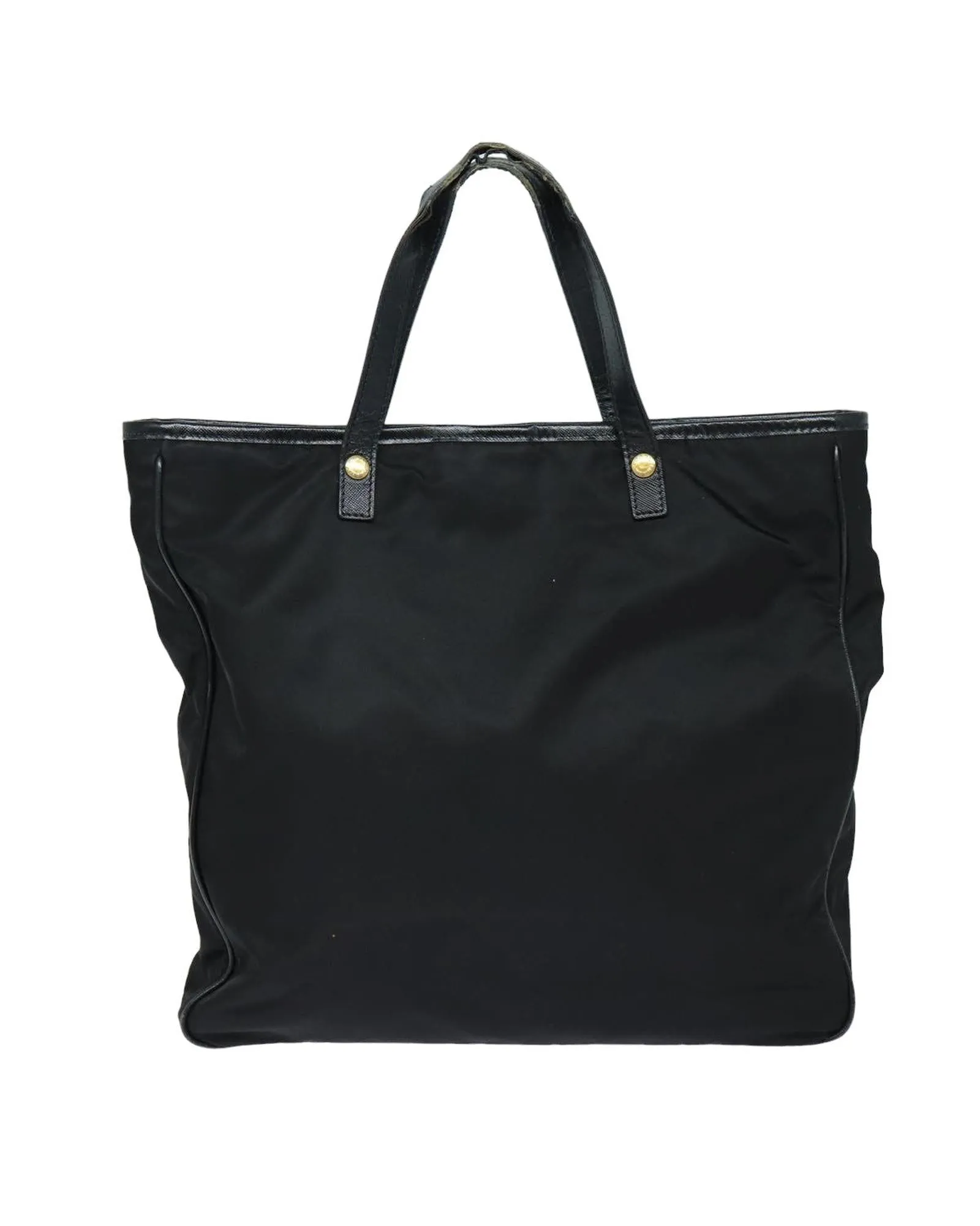 Black Nylon 2-Way Tote Bag by Prada