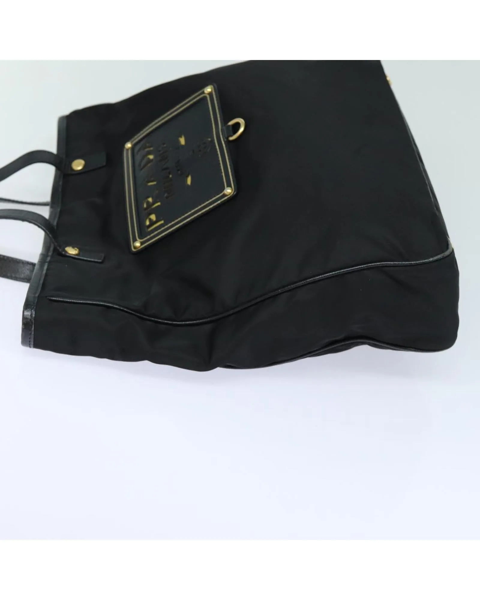 Black Nylon 2-Way Tote Bag by Prada