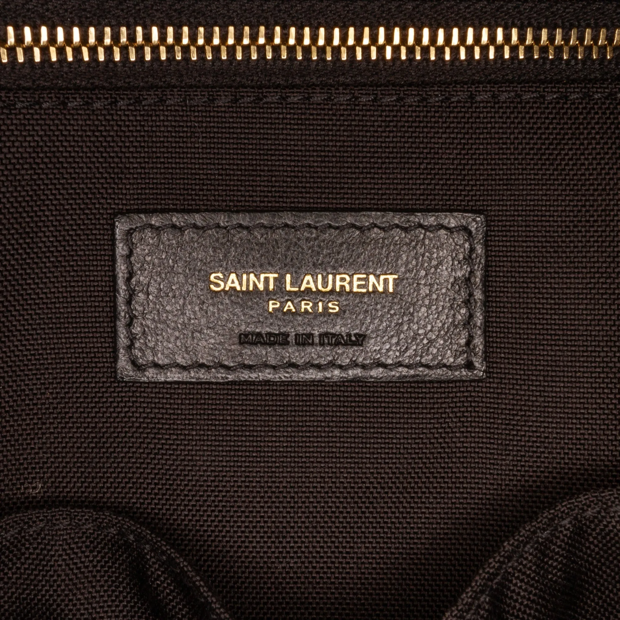 Black YSL Daily Cabas Small Tote Bag