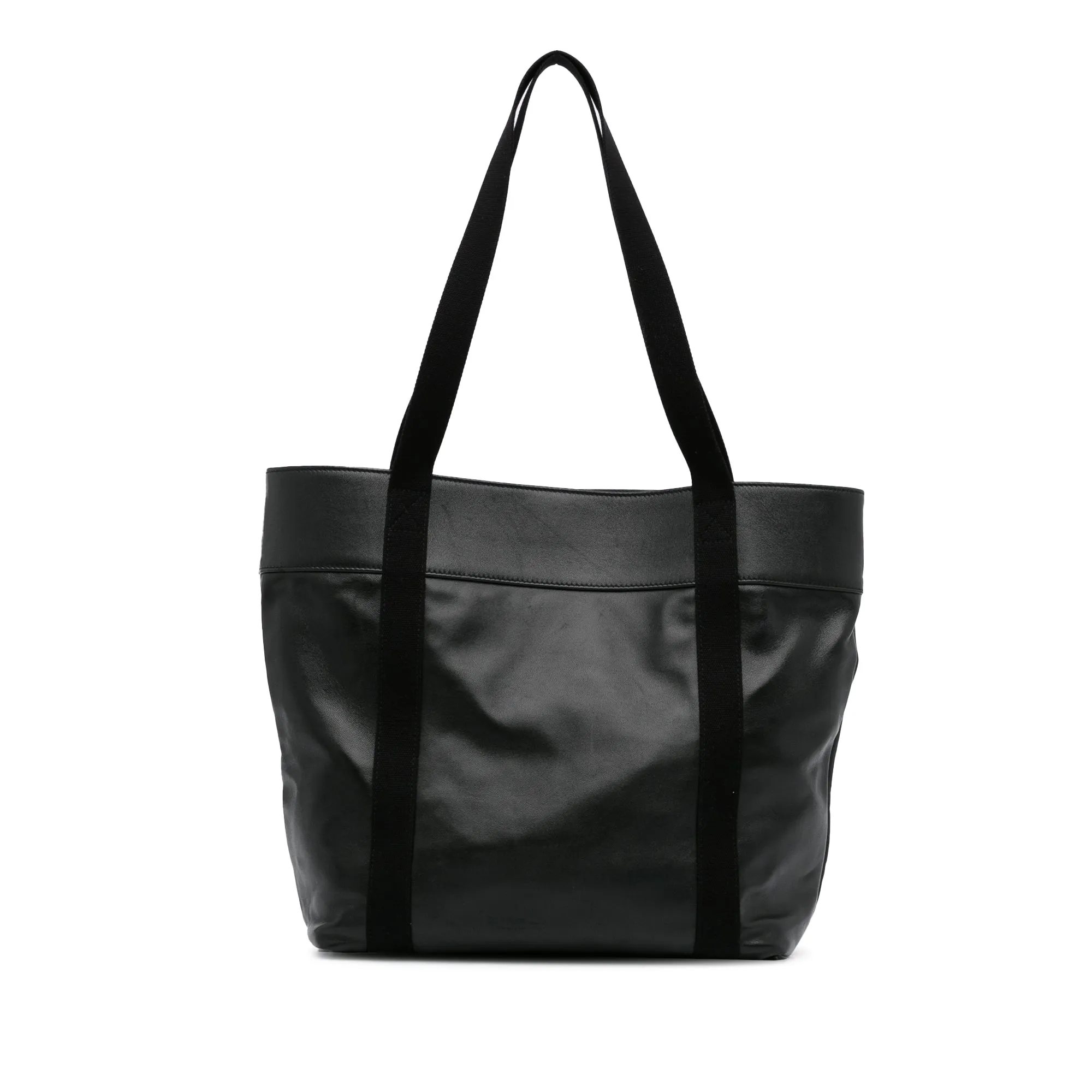 Black YSL Daily Cabas Small Tote Bag