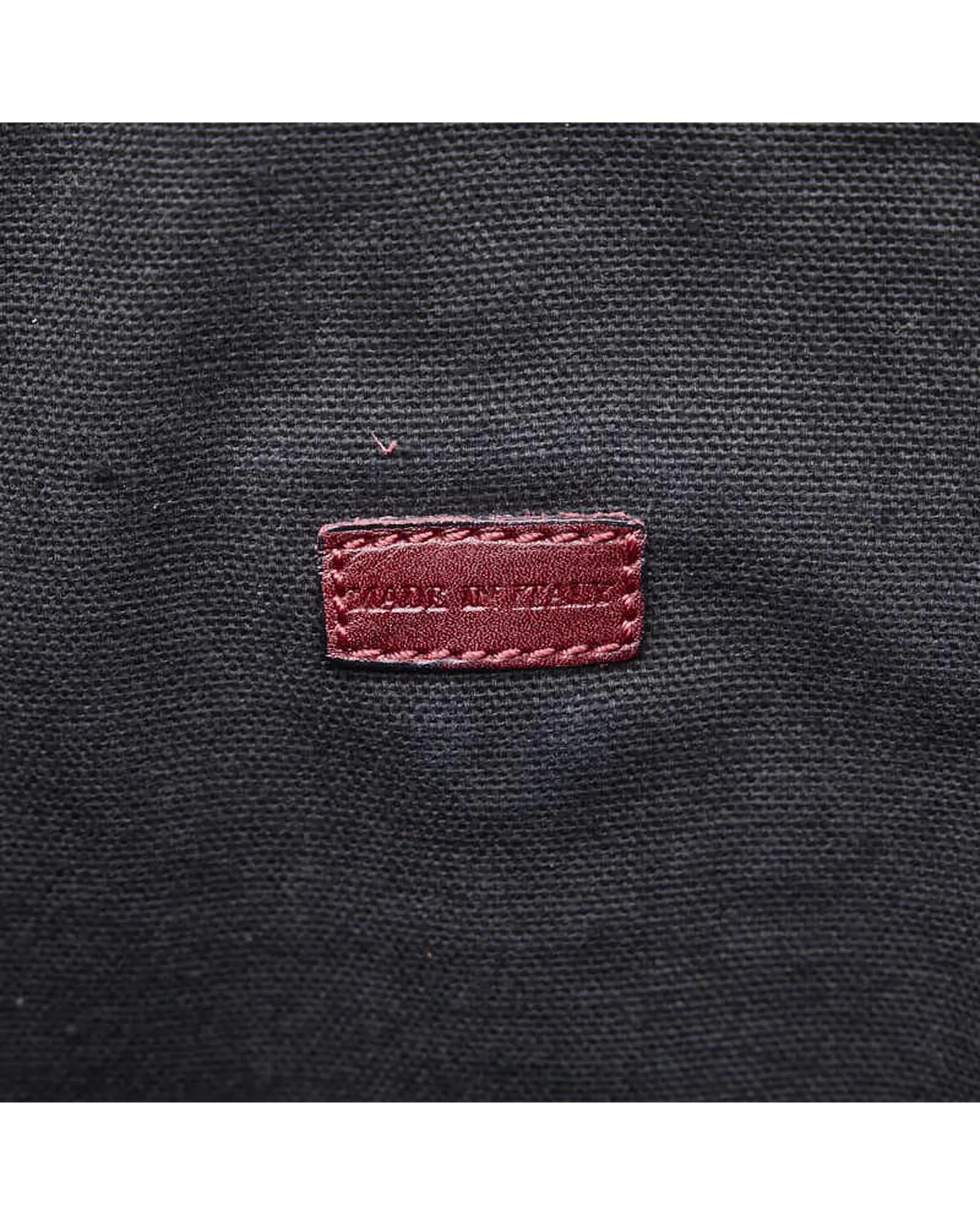 Blue Denim Leather Tote Bag