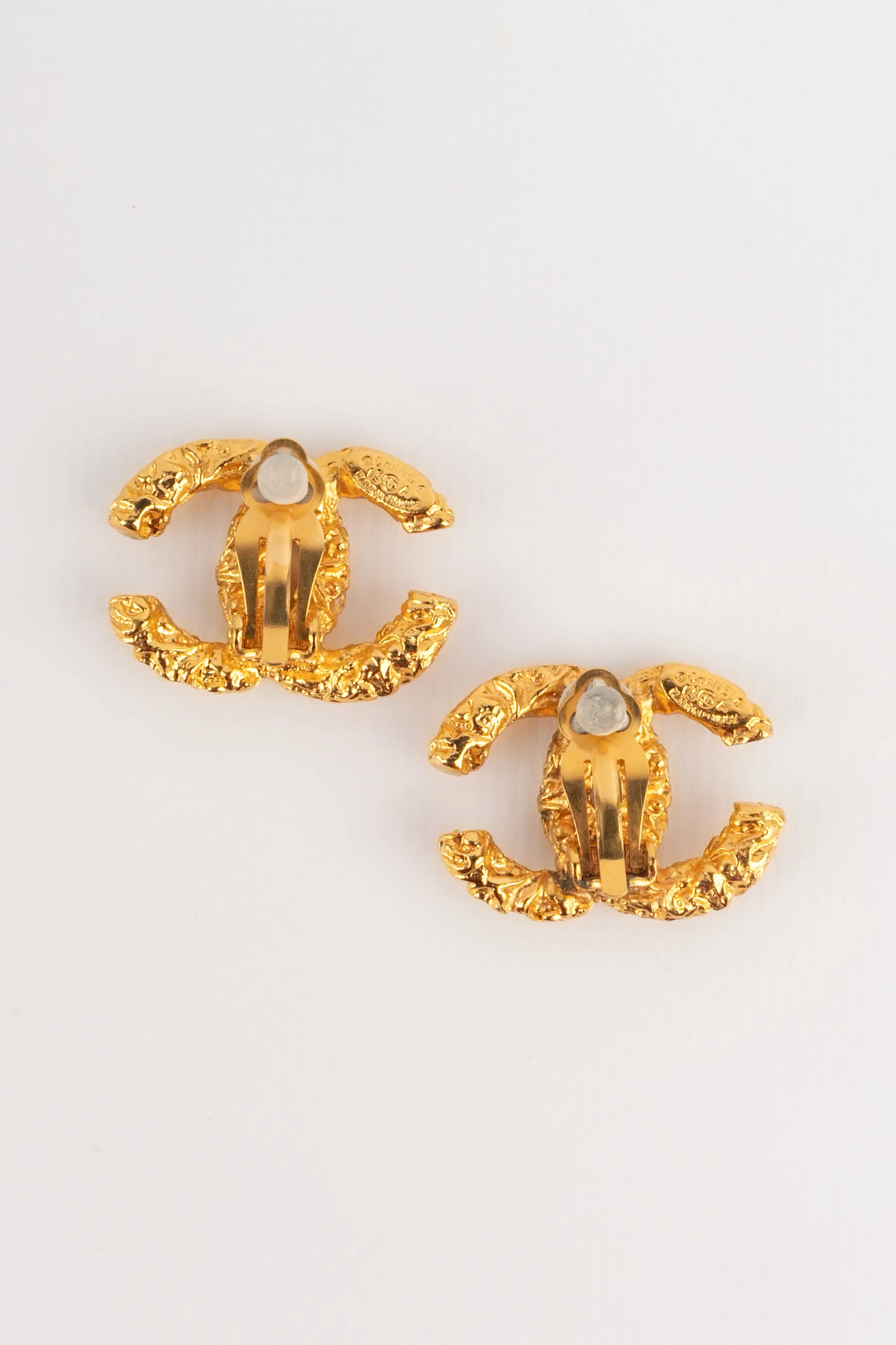 Boucles d'oreilles cc Chanel 1993