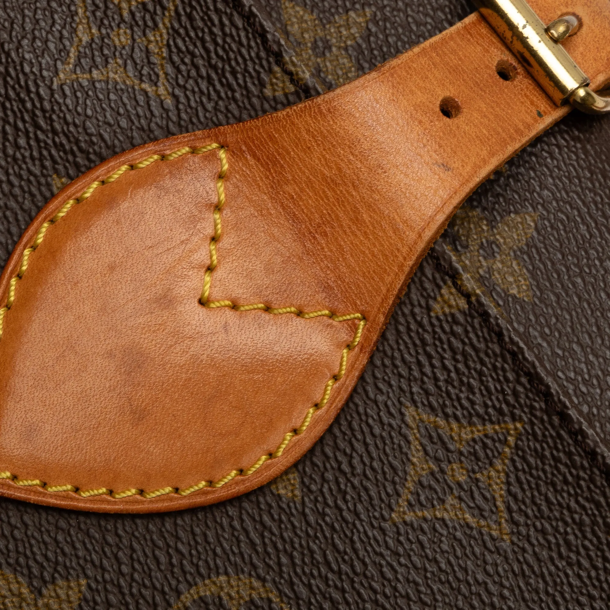 Large Brown Louis Vuitton Monogram Cartouchiere Crossbody Bag
