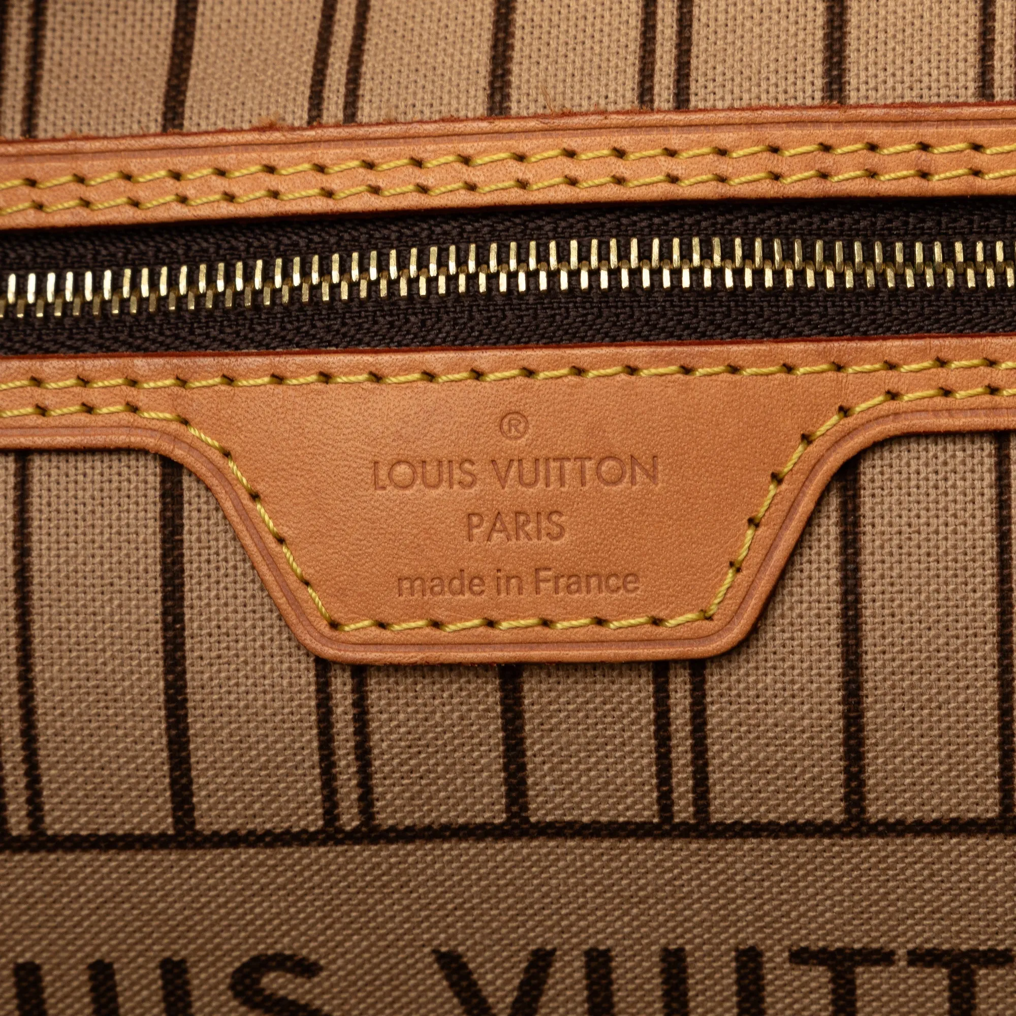 Brown Louis Vuitton Monogram Game On Neverfull MM Tote Bag