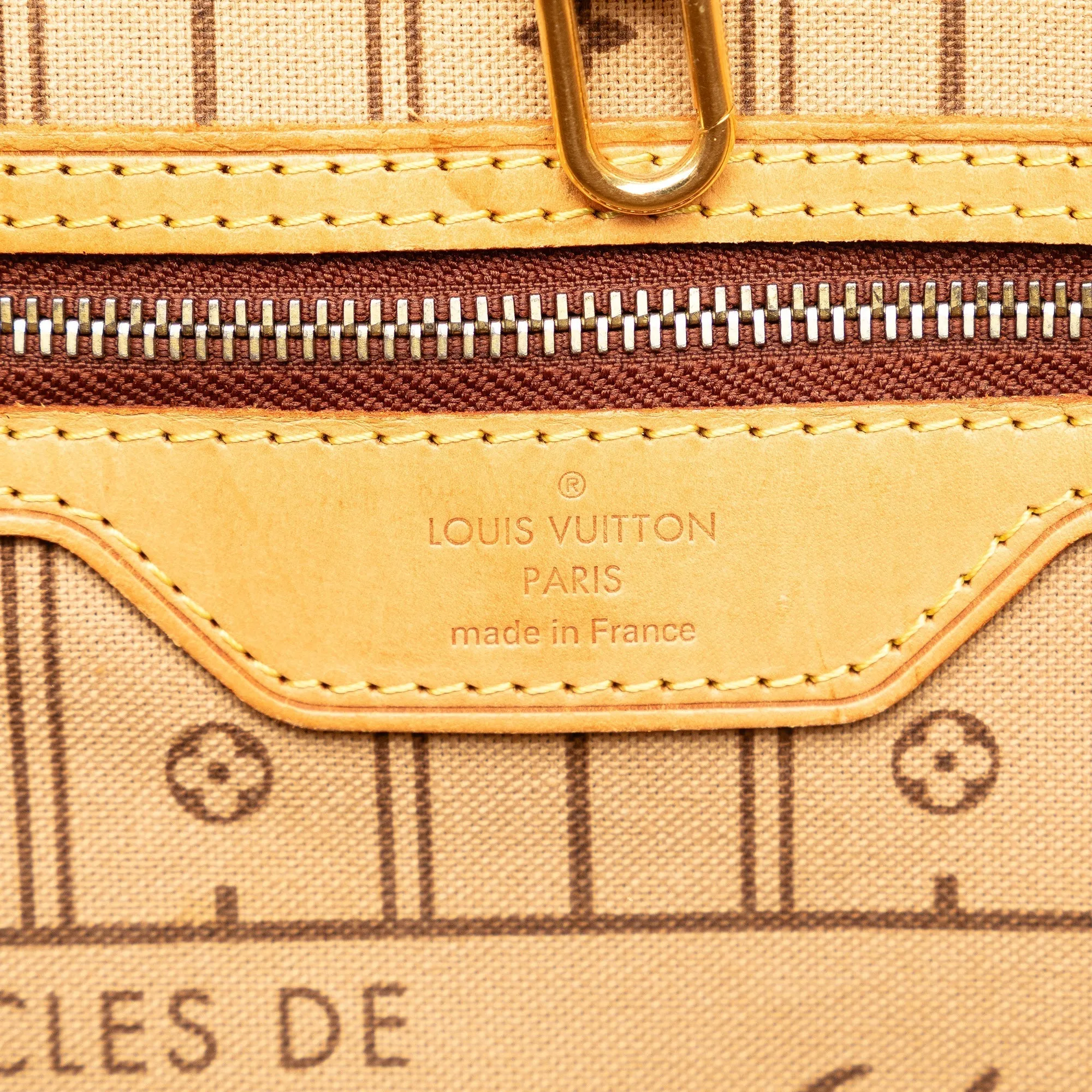 Brown Louis Vuitton Monogram Neverfull MM Tote Bag