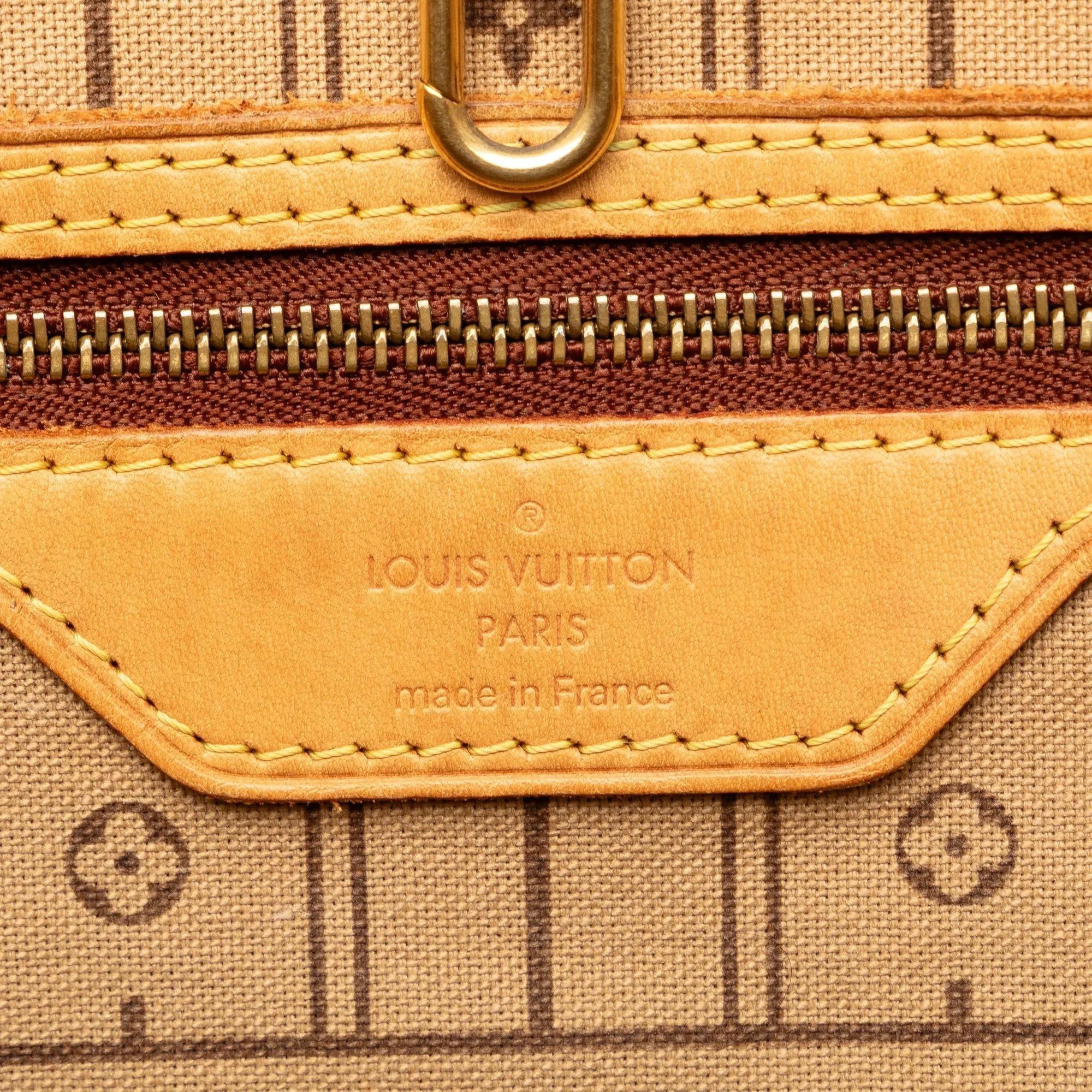 Brown Louis Vuitton Monogram Neverfull MM Tote Bag