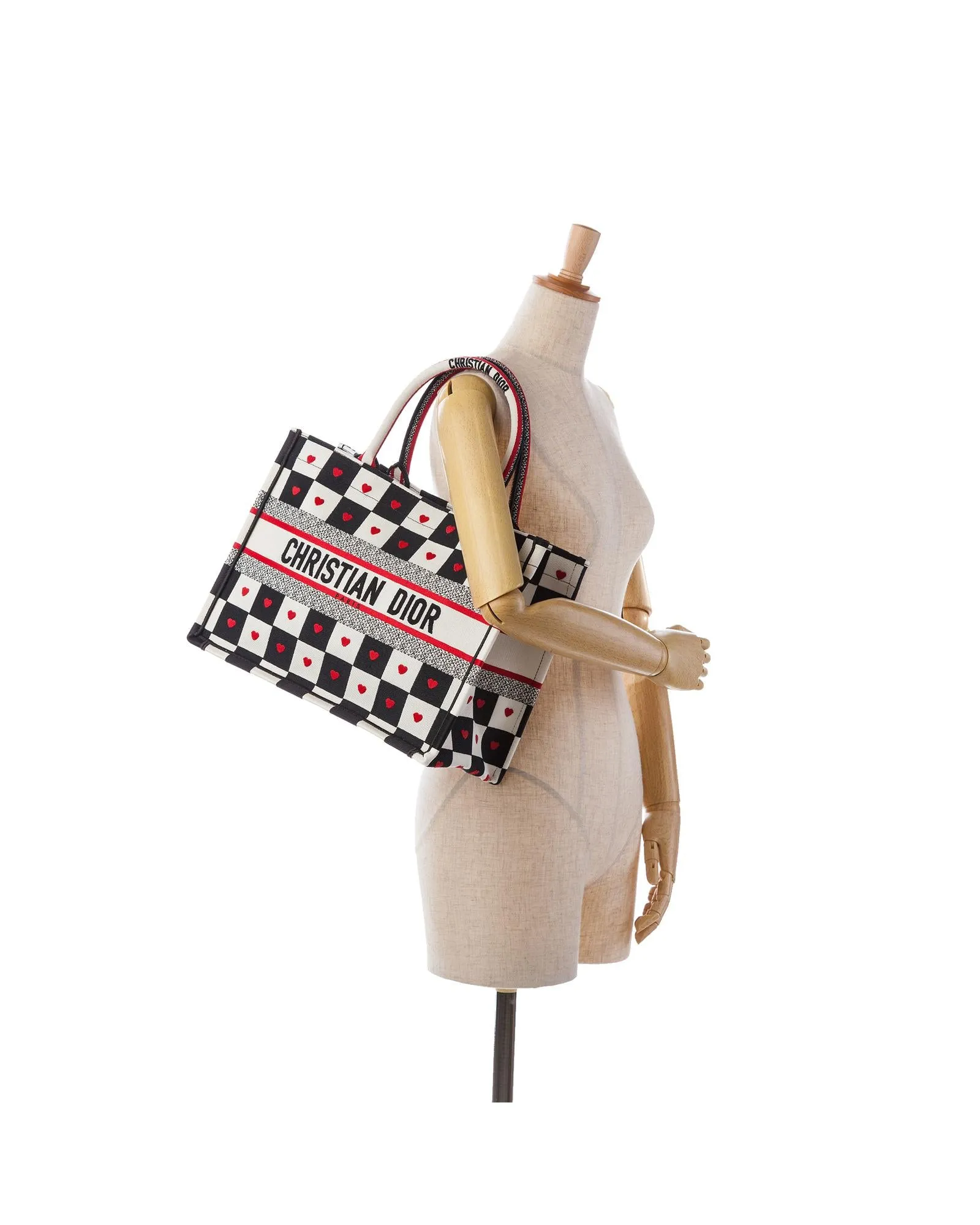 Canvas Dioramour Book Tote with Rolled Handles