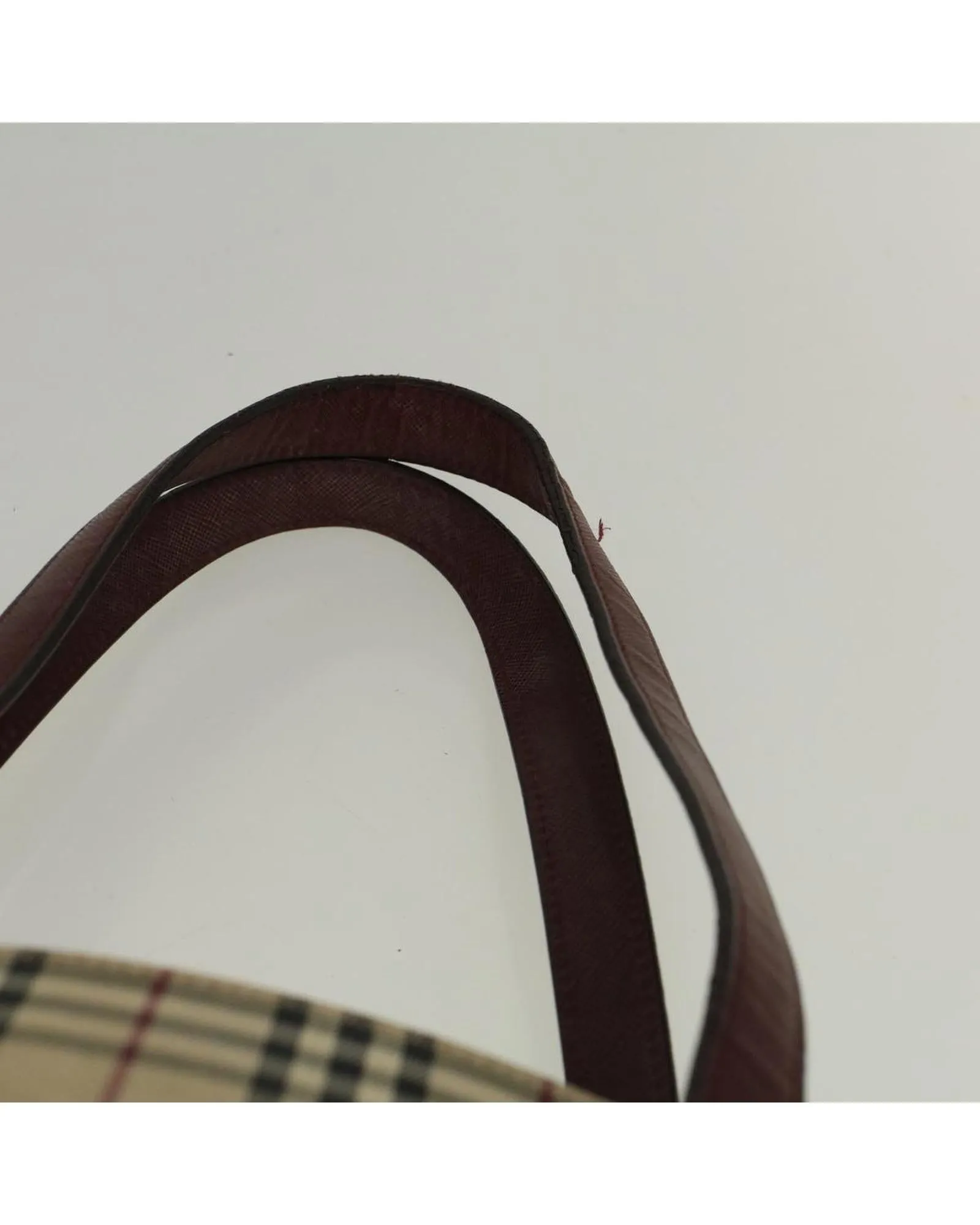 Stylish Canvas Tote Bag with Classic Checkered Pattern Design