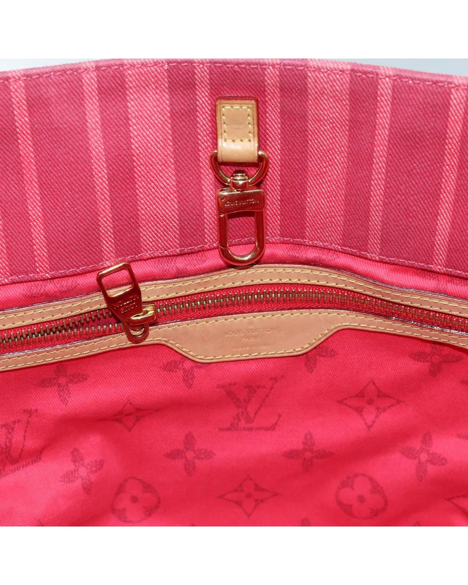 Canvas Tote Bag with Dust Bag and Accessories