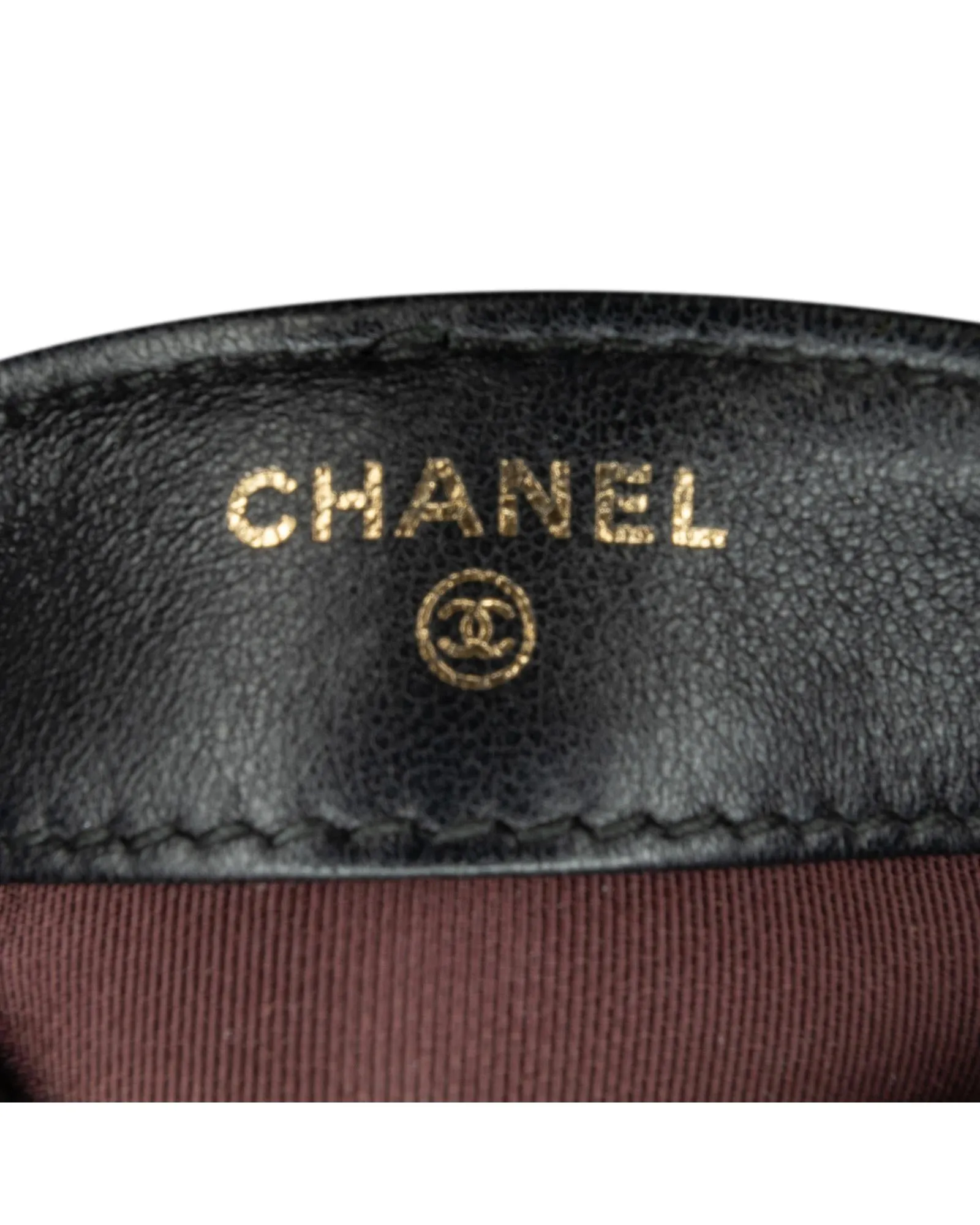 Chain Detail Lambskin Leather Crossbody Clutch Bag