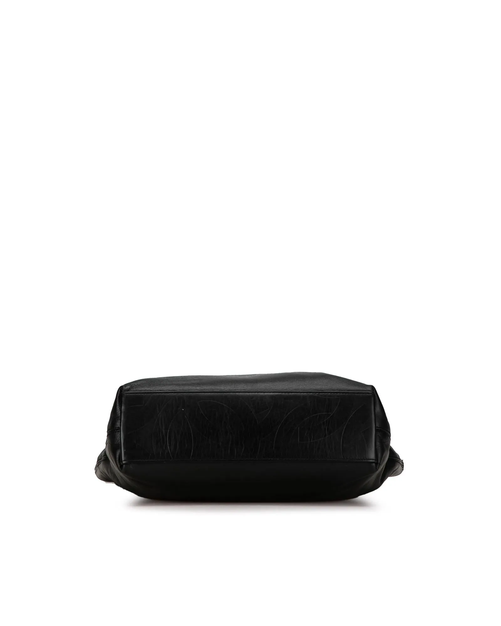 Chanel 19 Large Shopping Tote Bag in Black Lambskin Leather