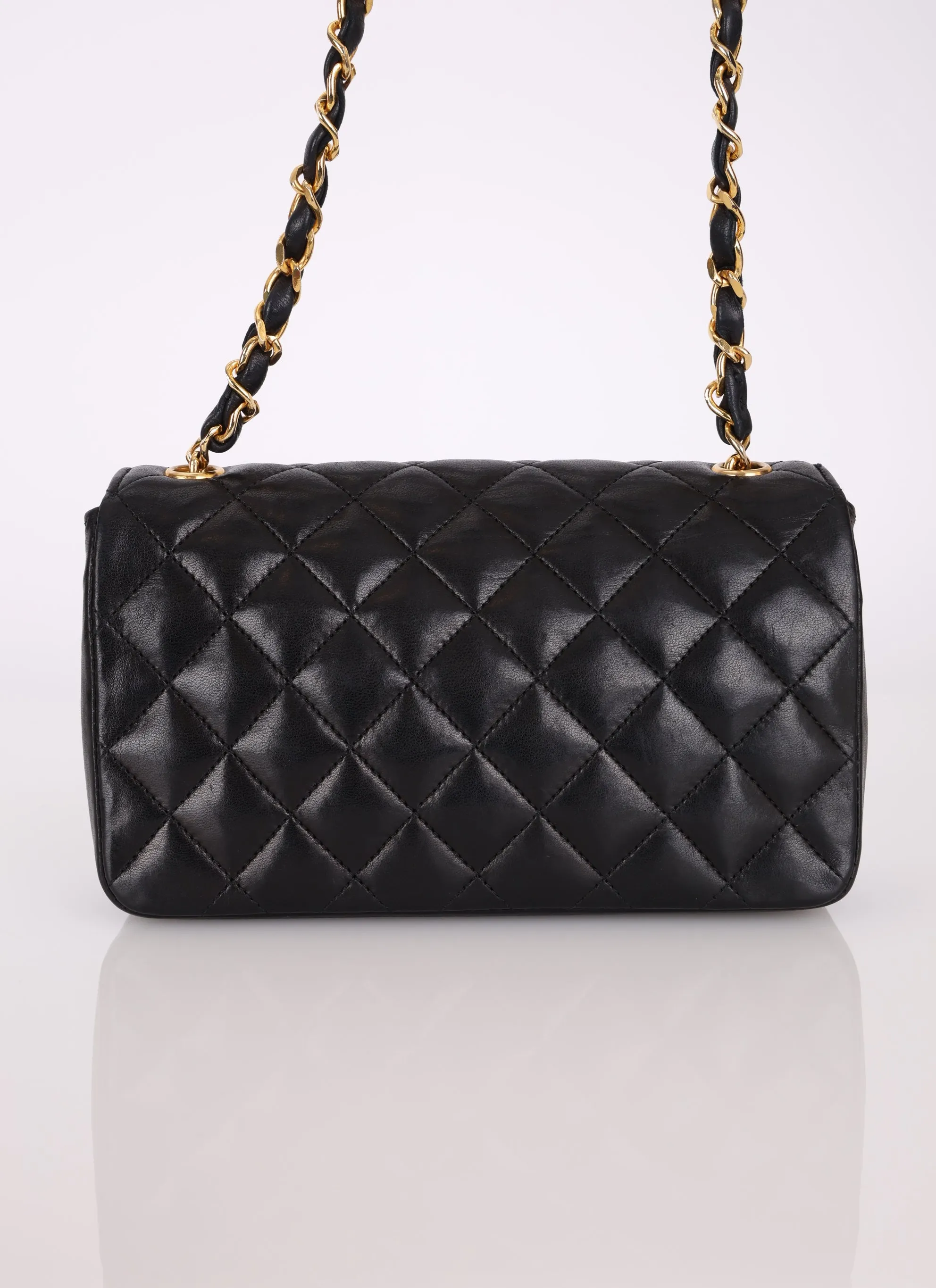 Chanel 1986 Lambskin Mini Flap Bag