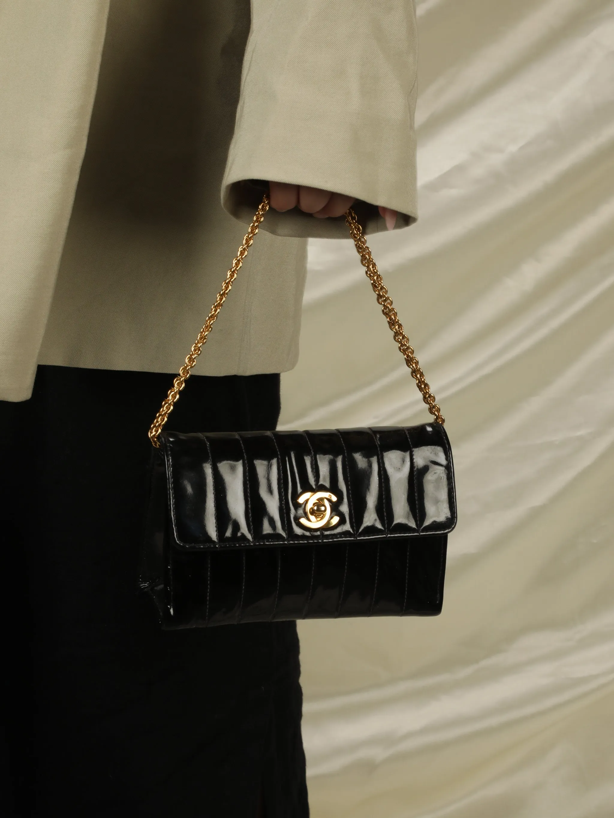 CL Patent Vertical Mini Bag