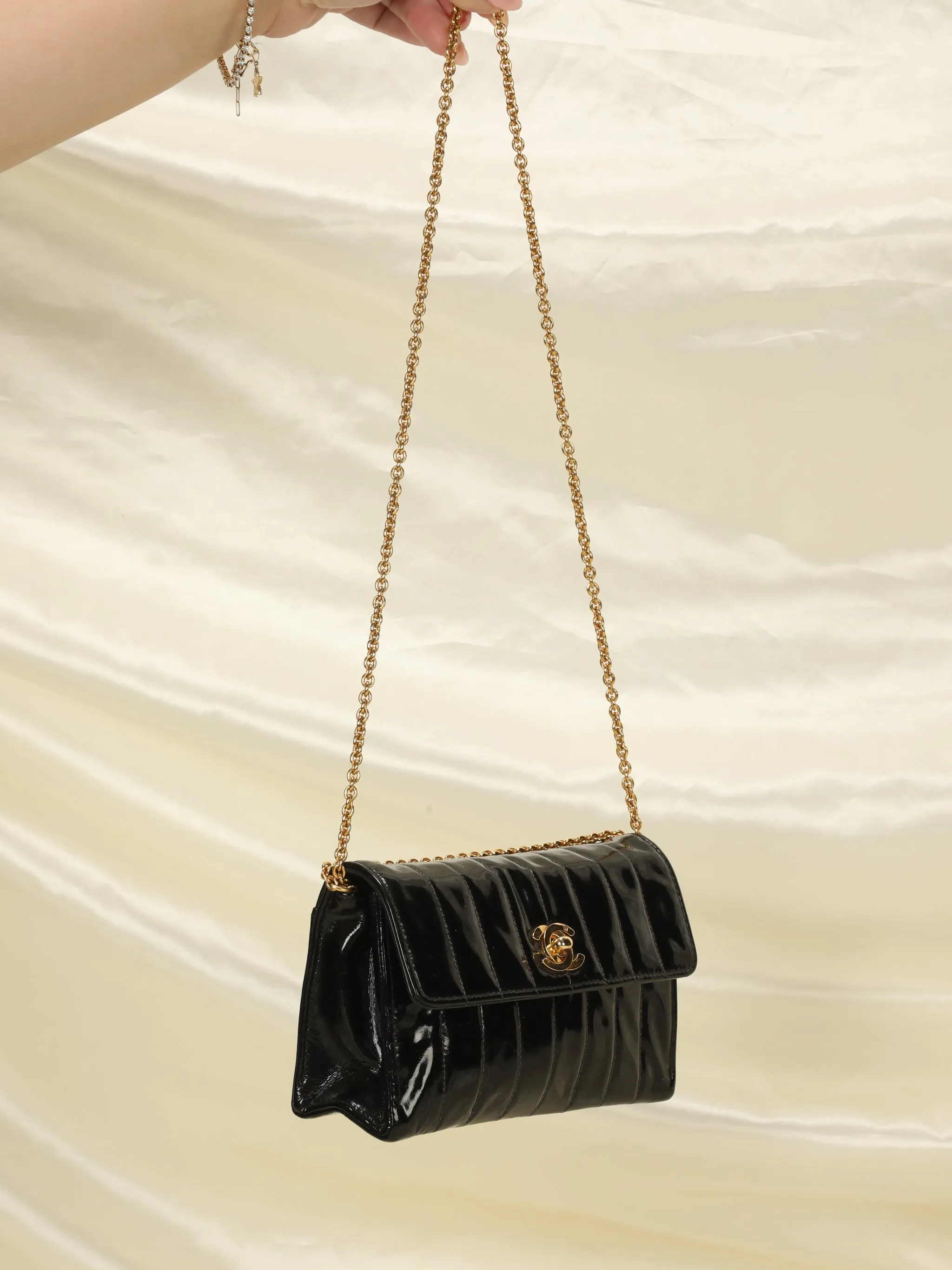 CL Patent Vertical Mini Bag