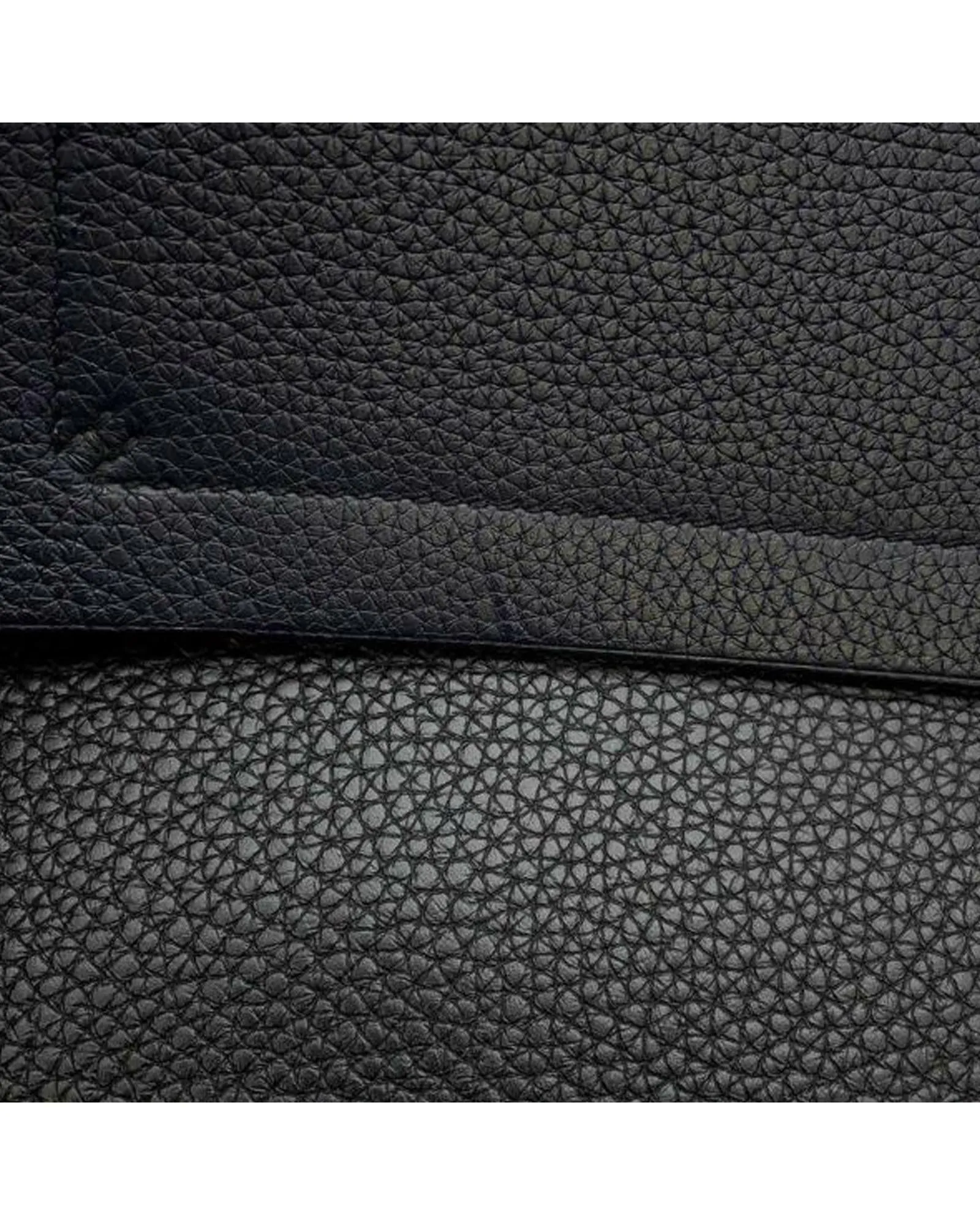 Clemence Leather Cabasellier Tote with Exterior Slip Pocket
