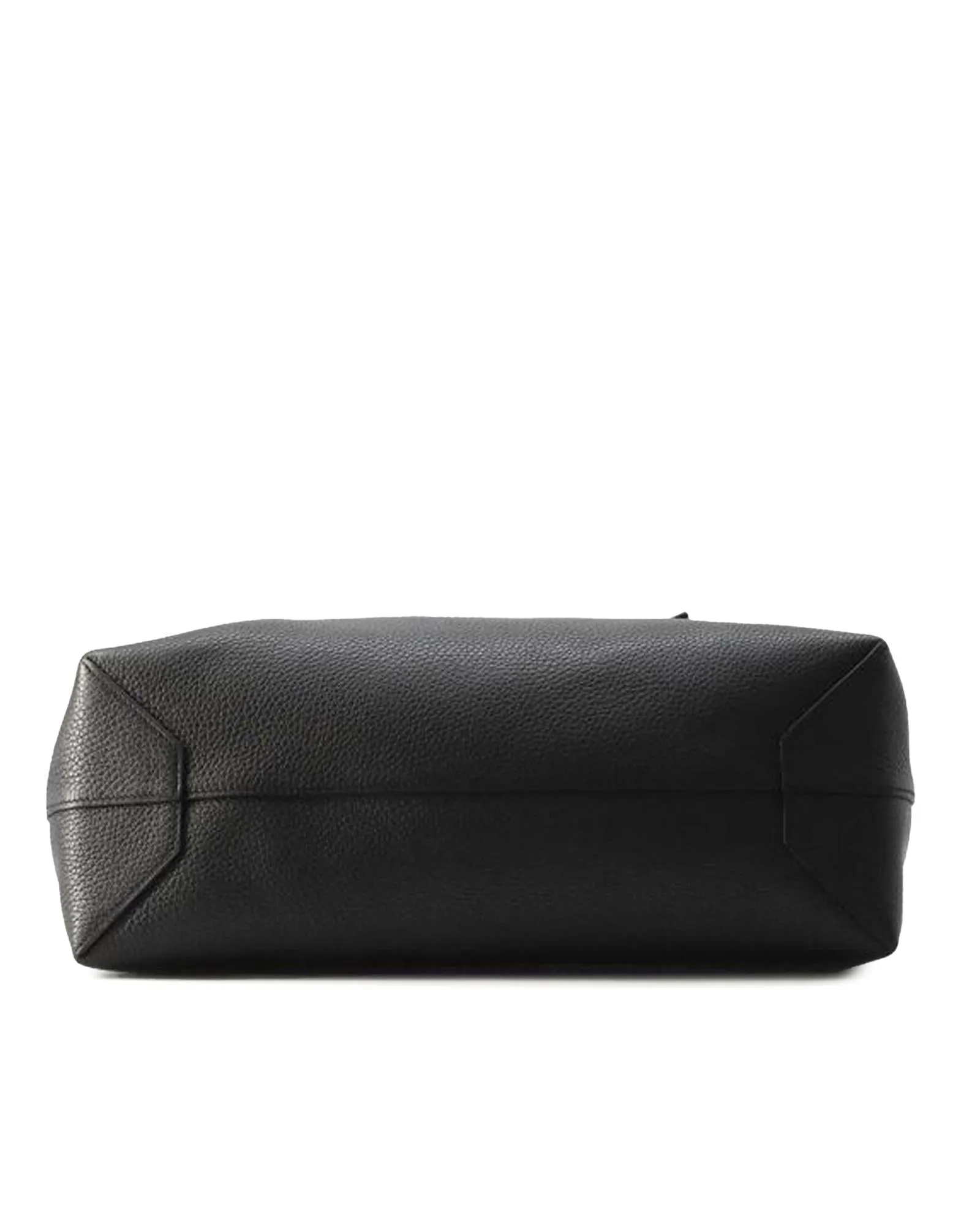 Clemence Leather Cabasellier Tote with Exterior Slip Pocket