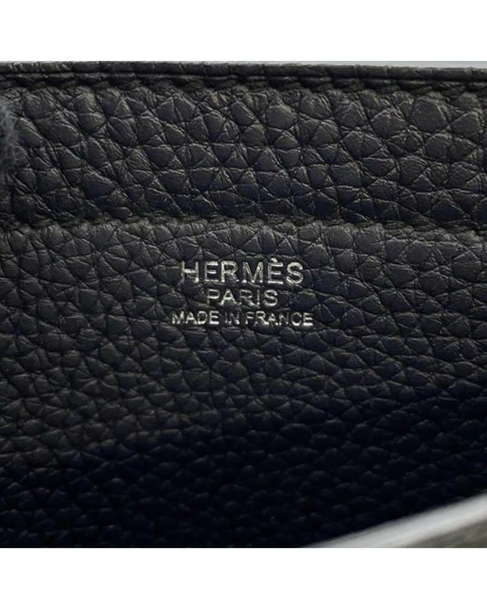 Clemence Leather Cabasellier Tote with Exterior Slip Pocket