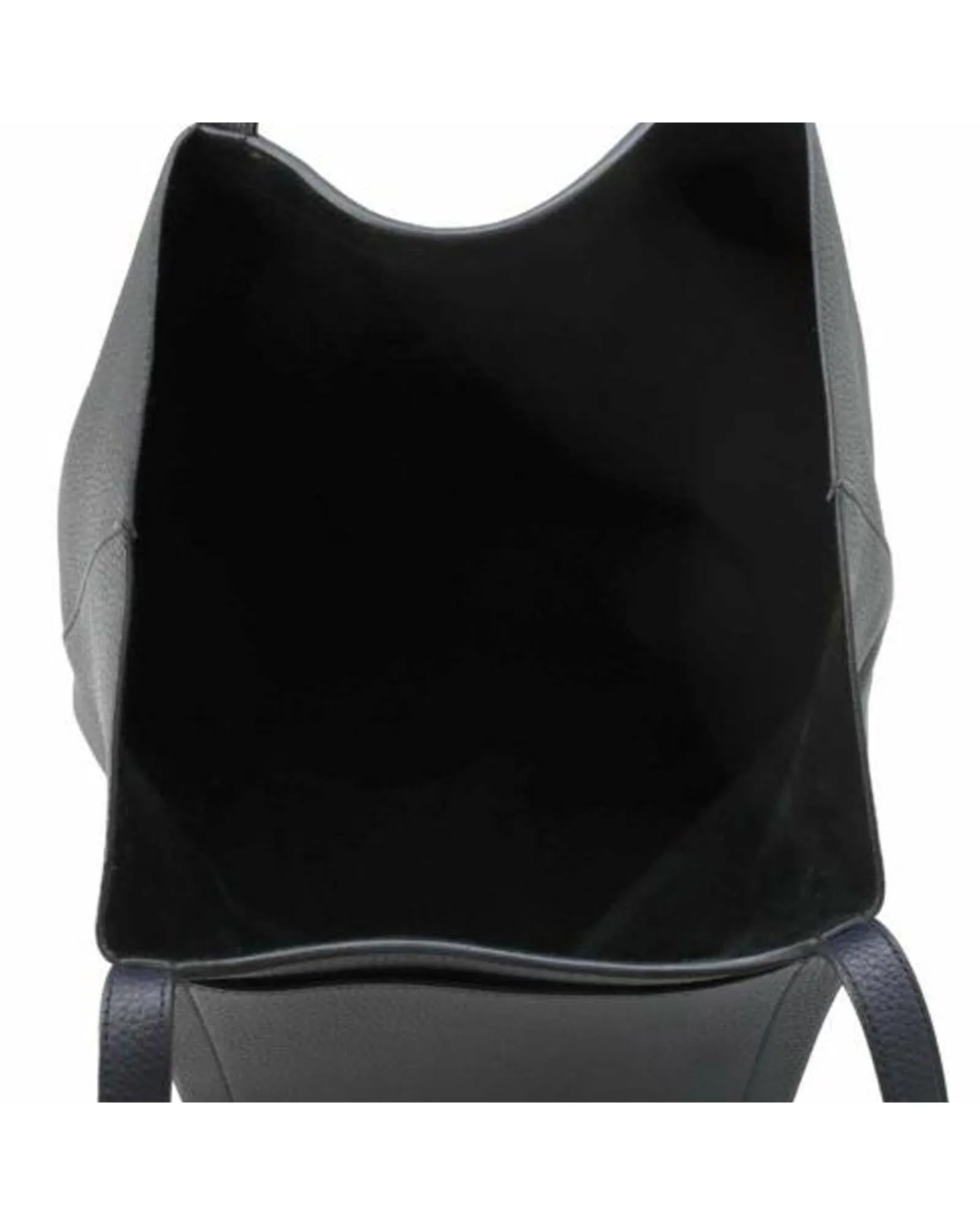 Clemence Leather Cabasellier Tote with Exterior Slip Pocket