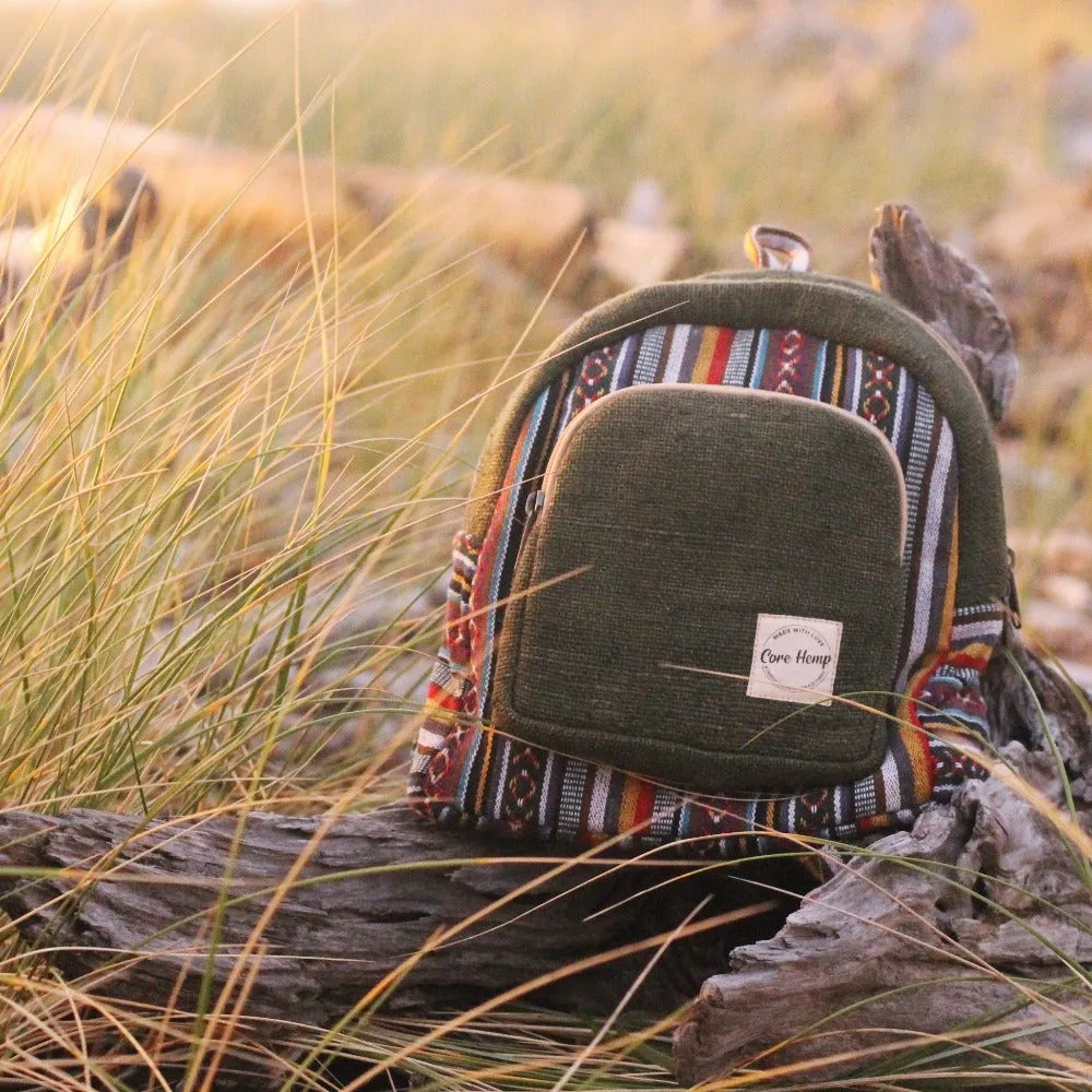 Core Hemp Mini Backpack - Banyan Boho