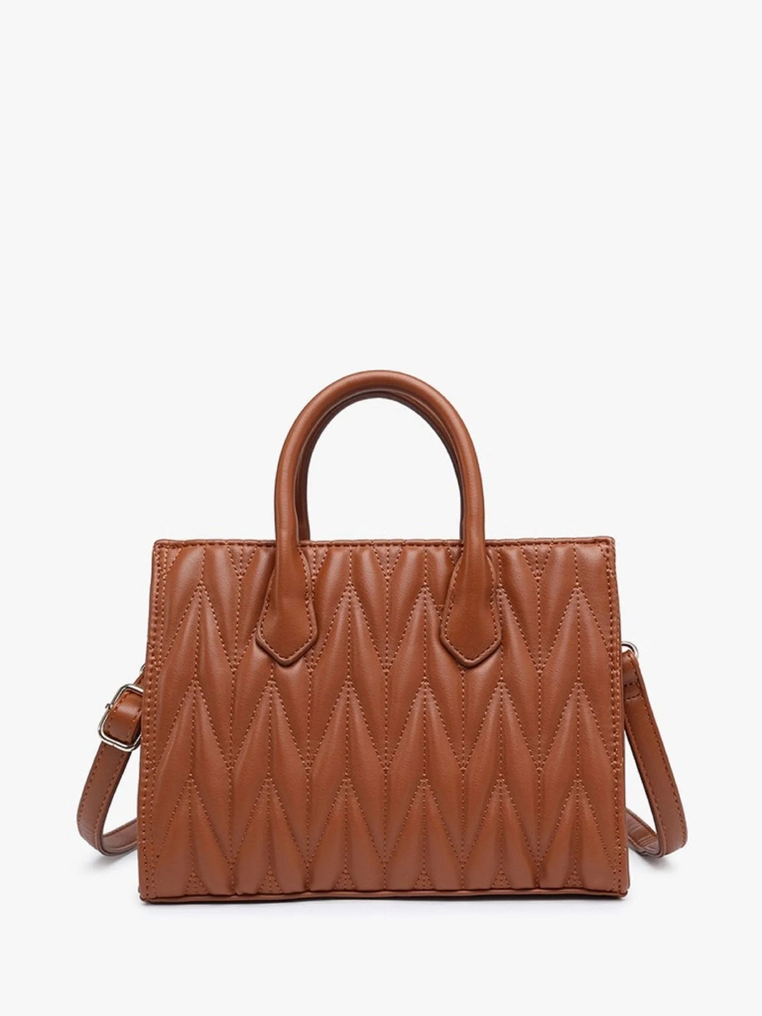 EH2248 EH Herringbone Satchel w/ Dual Handles