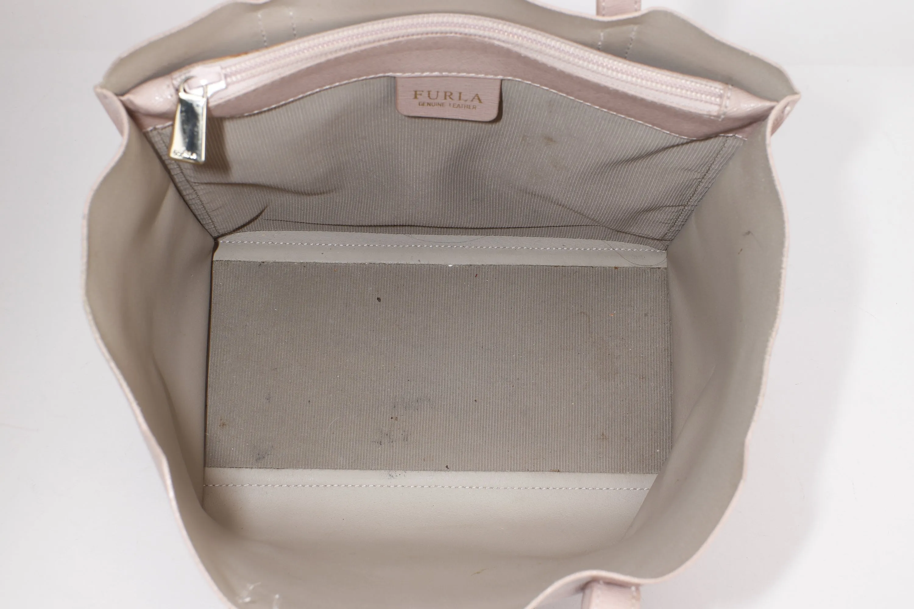 FURLA TOTE BAG MEDIUM PINK GOLD HARDWARE, NO DUST COVER & BOX