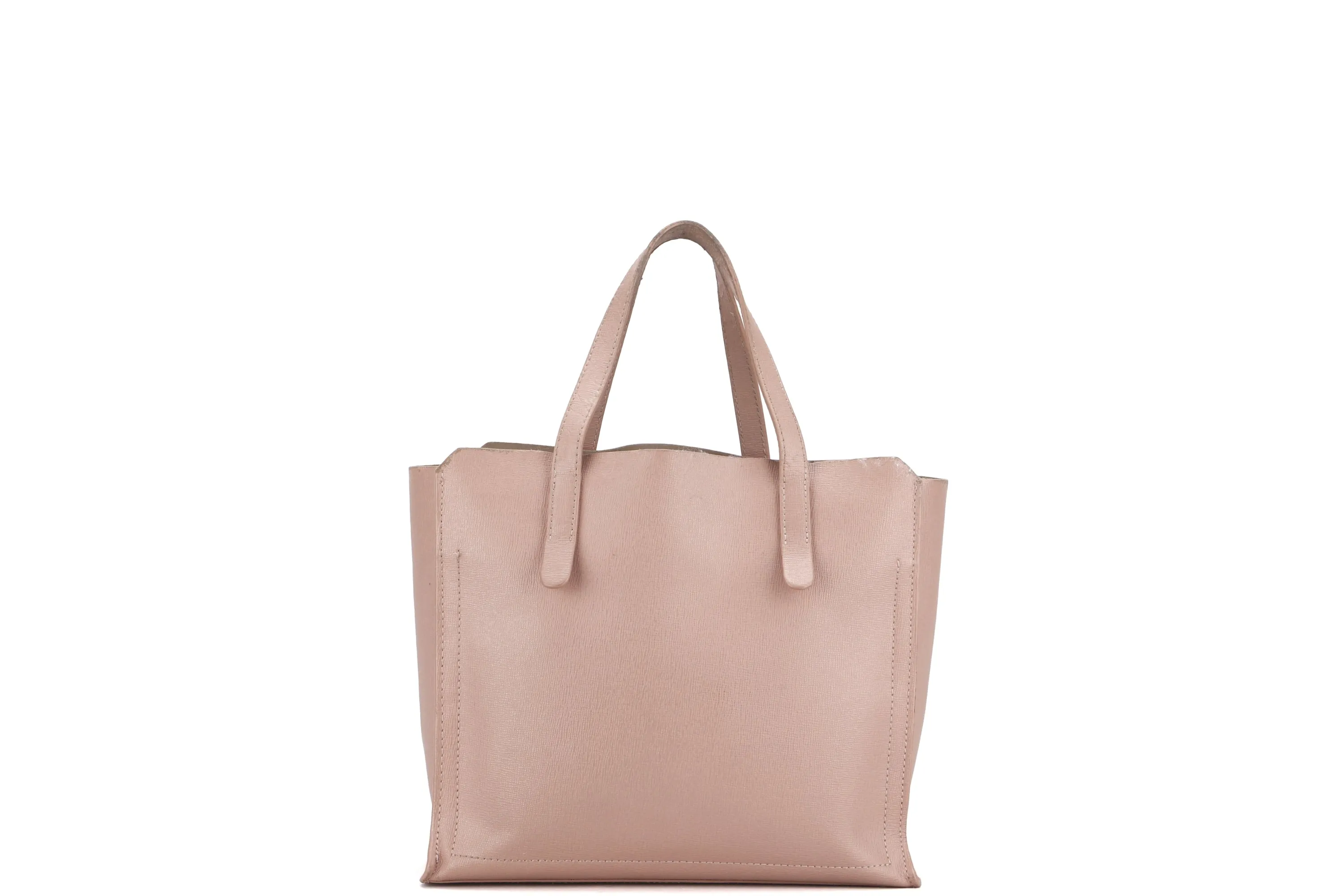 FURLA TOTE BAG MEDIUM PINK GOLD HARDWARE, NO DUST COVER & BOX