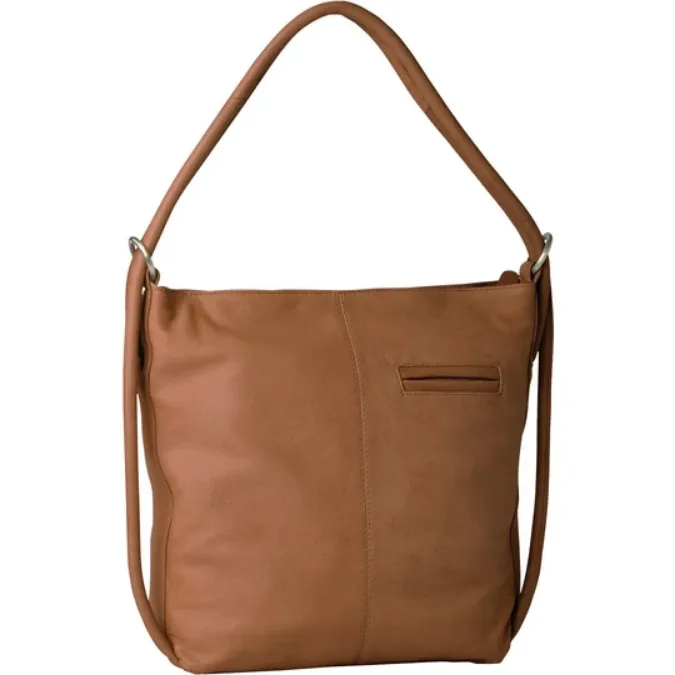 GABEE Indiana Leather Convertible Handbag Backpack - Large