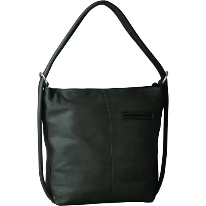 GABEE Indiana Leather Convertible Handbag Backpack - Large