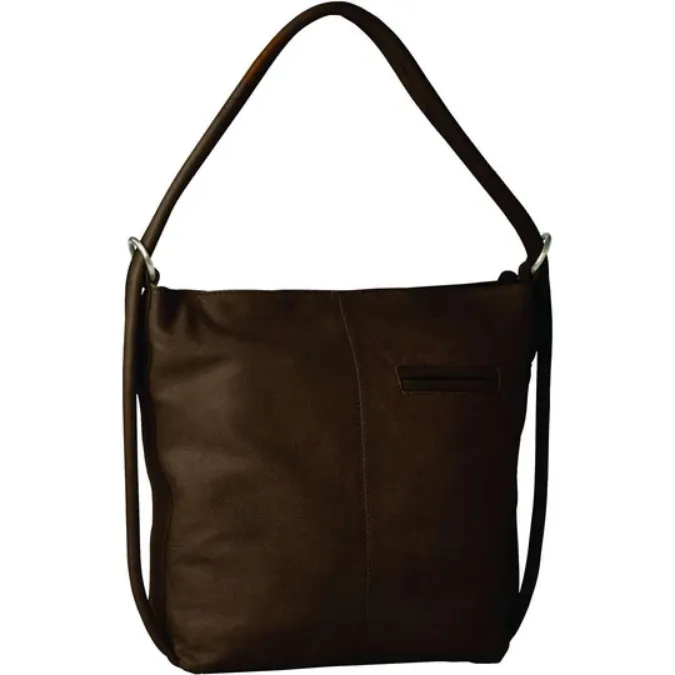 GABEE Indiana Leather Convertible Handbag Backpack - Large