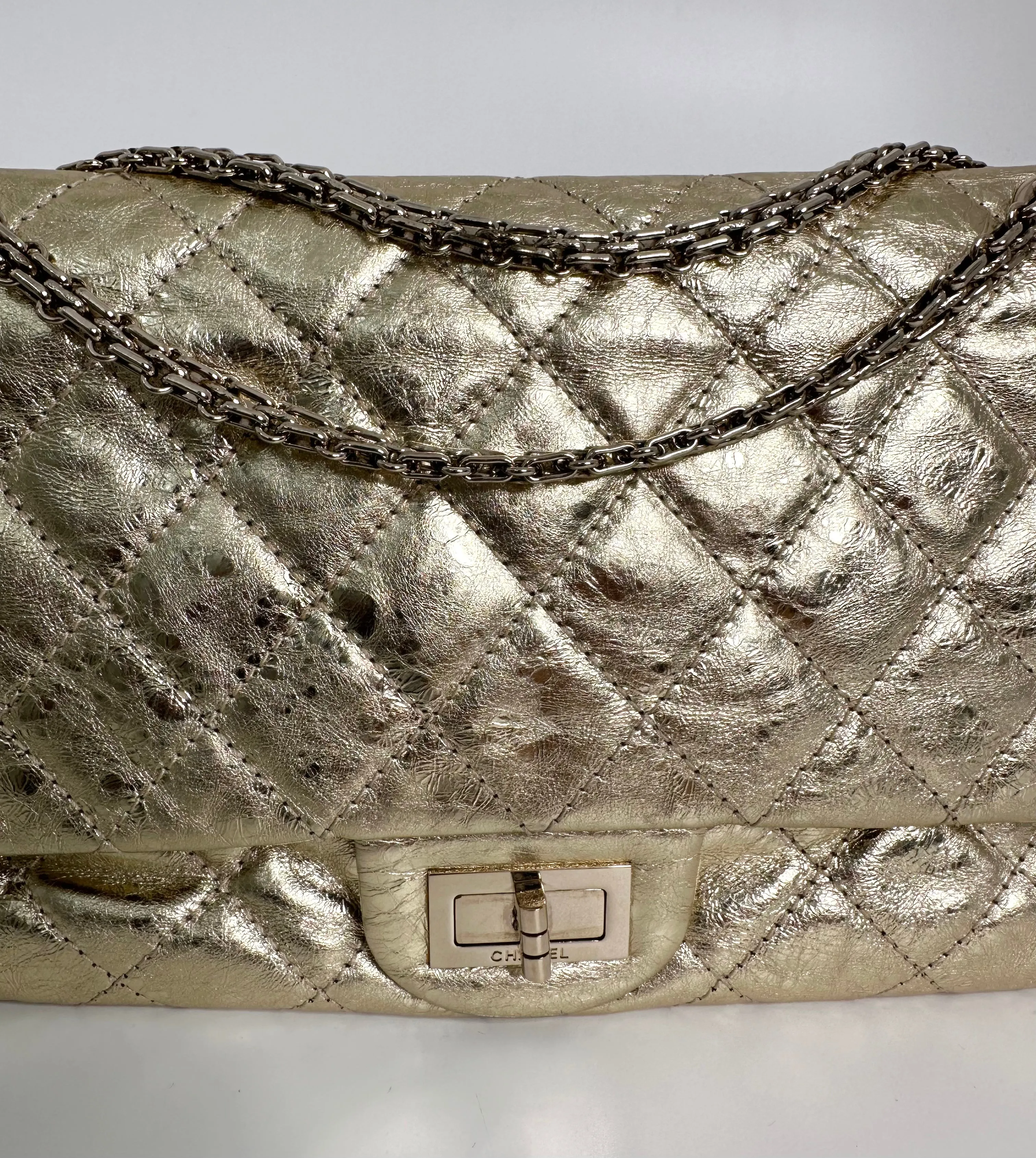 Gold Reissue Jumbo Double Flap Bag