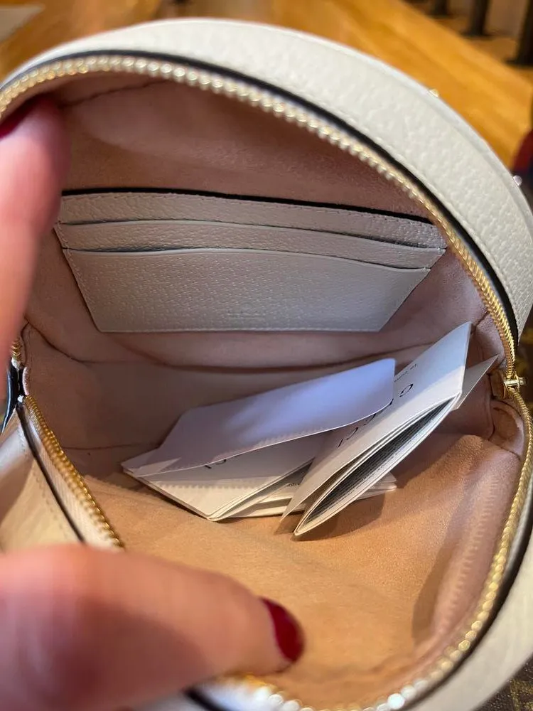 Gucci Mini Ophidia Round Backpack