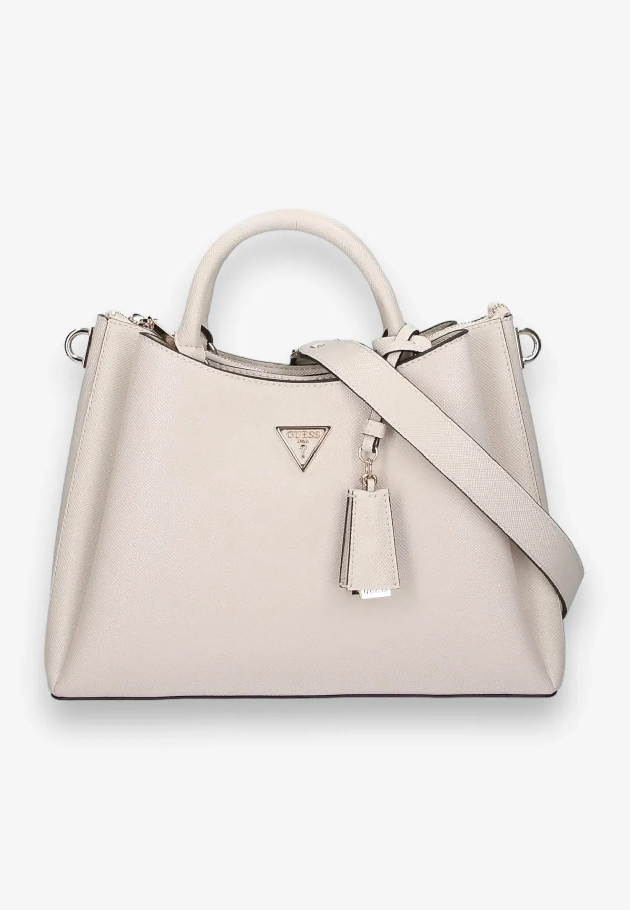 Guess Eco Gloriana Girlfriend Satchel - Stone
