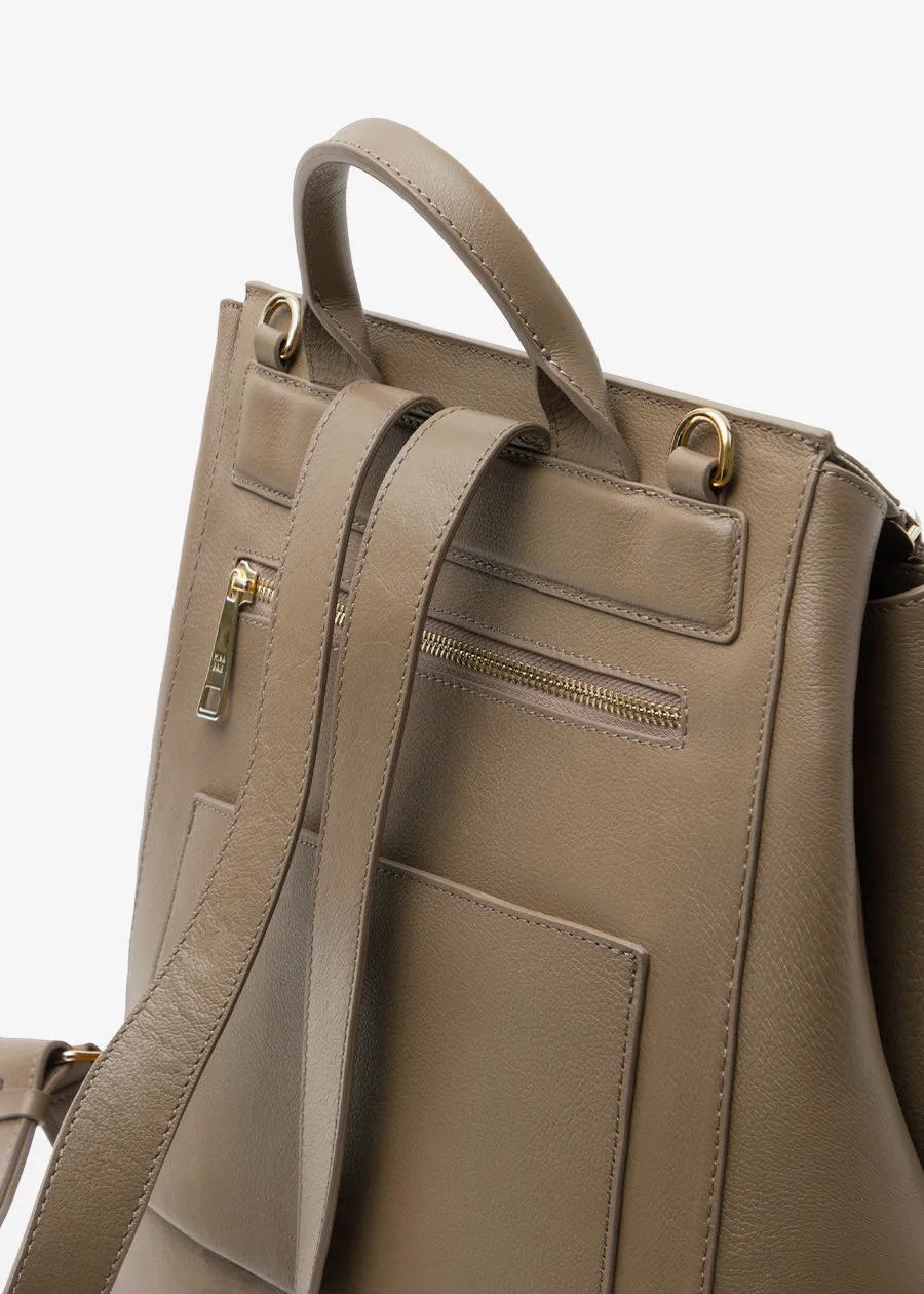 Harper Midi Backpack (Leather)