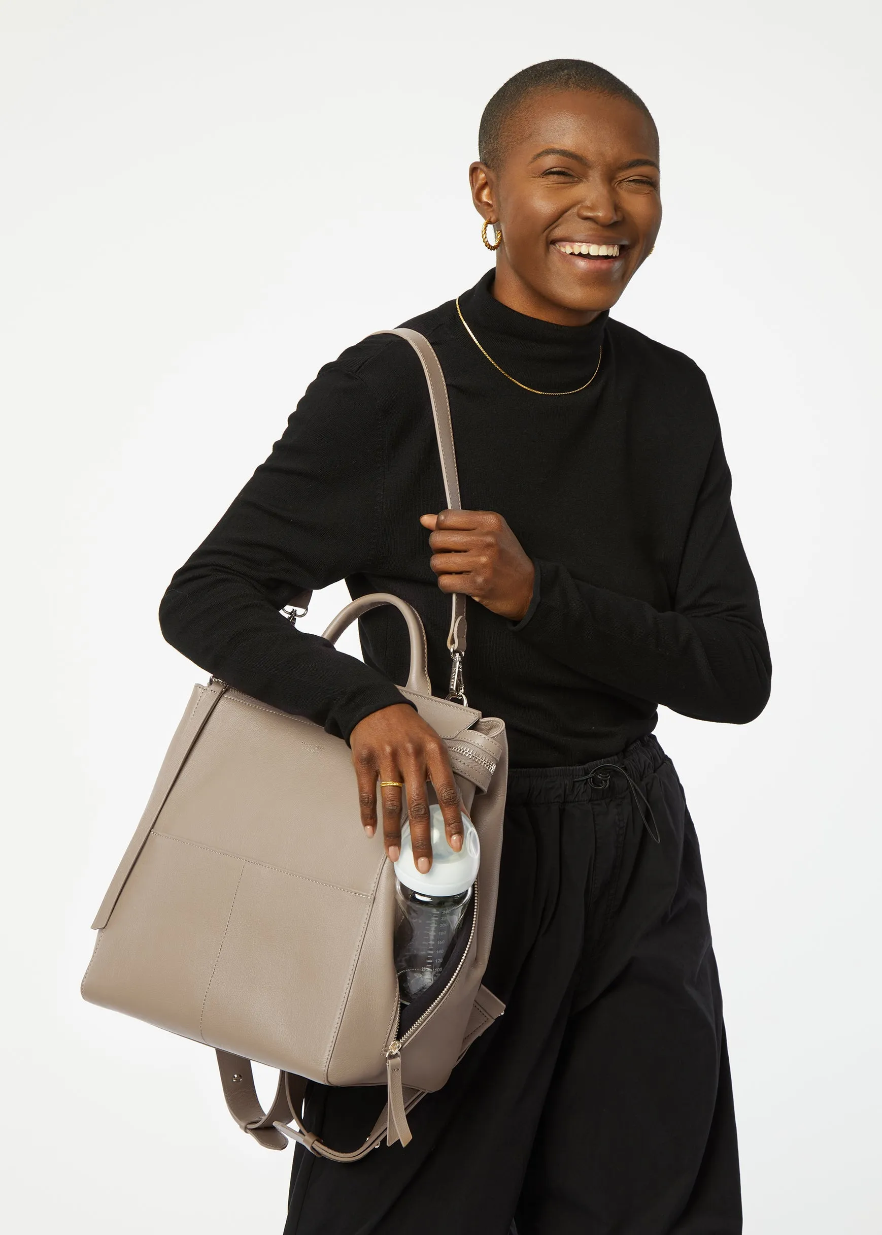 Harper Midi Backpack (Leather)