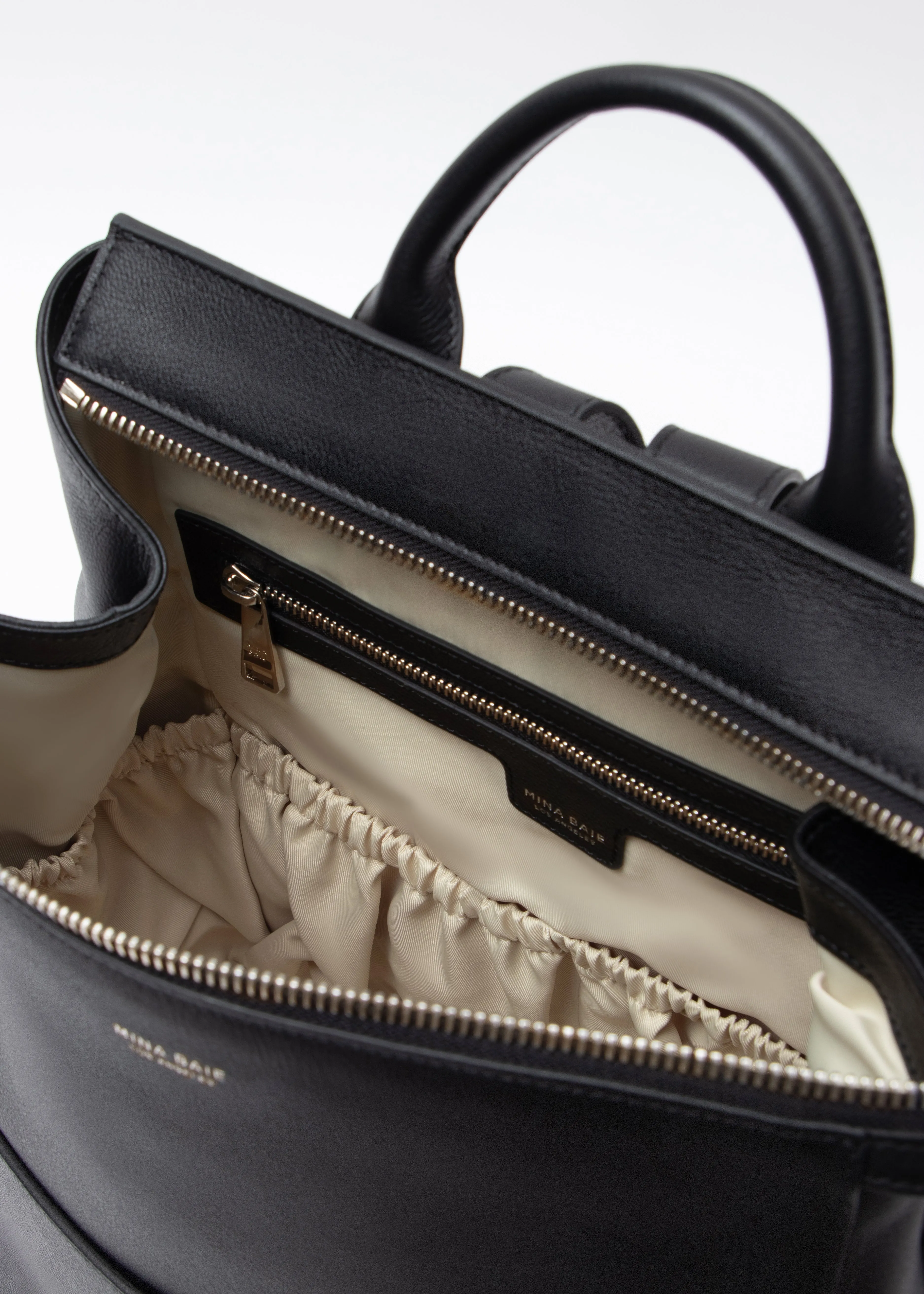 Harper Midi Backpack (Leather)