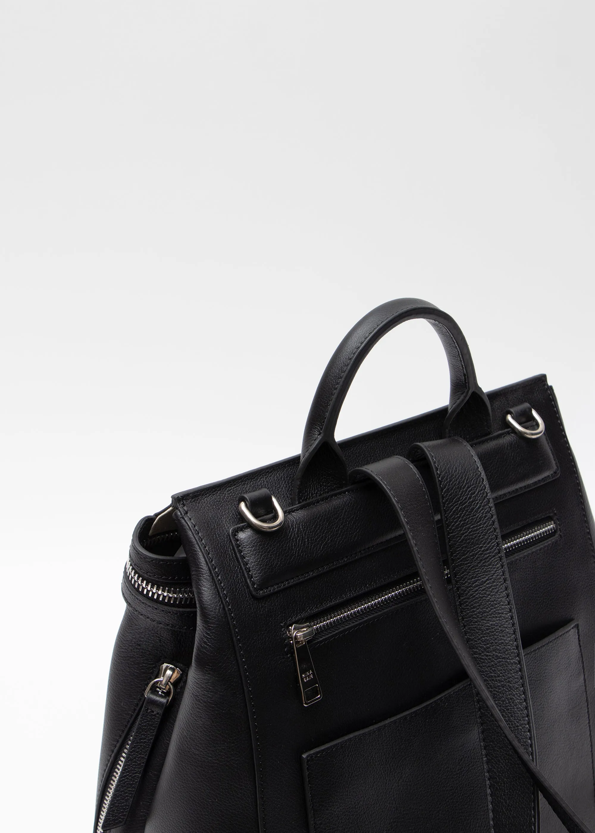 Harper Midi Backpack (Leather)