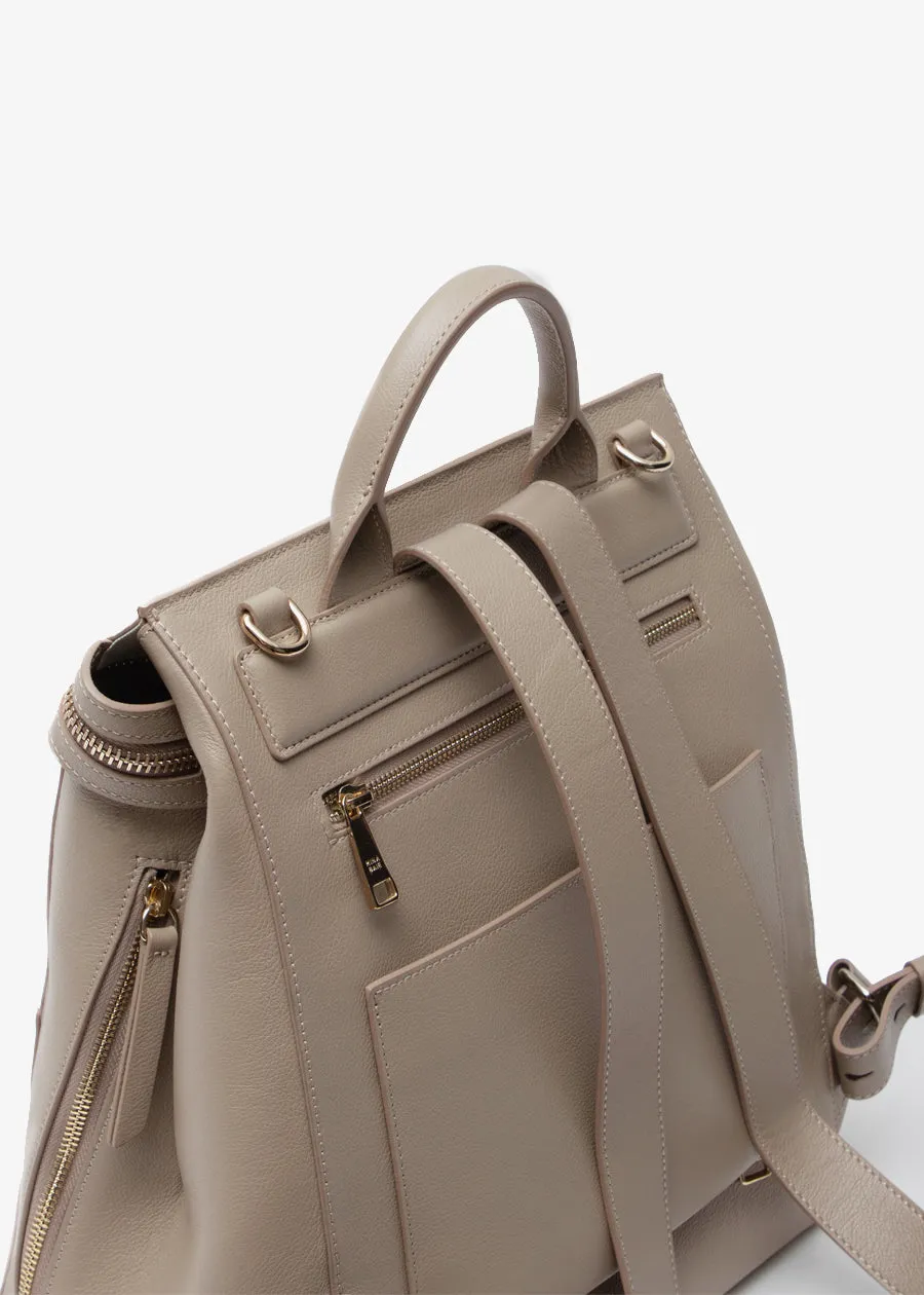 Harper Midi Backpack (Leather)