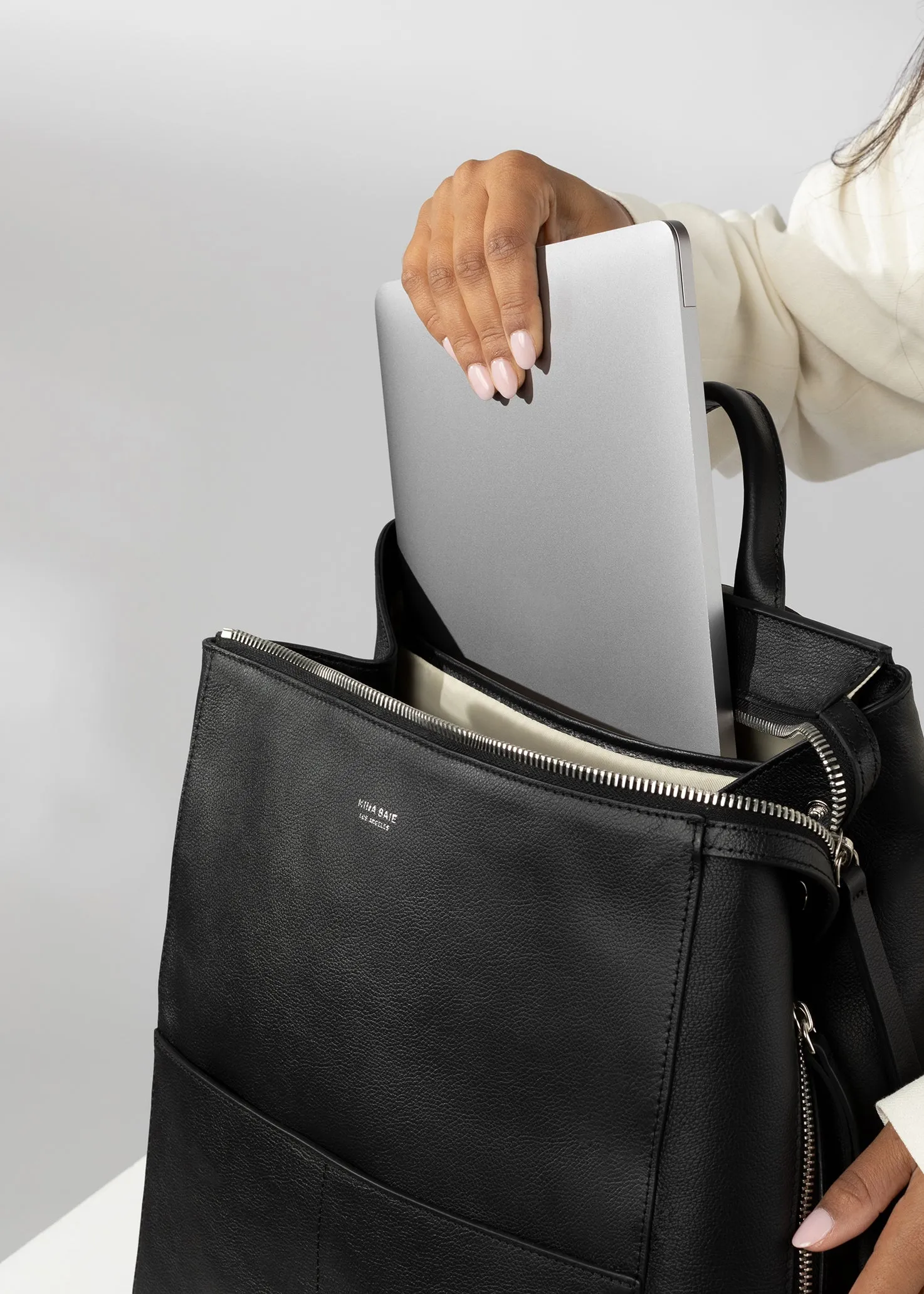 Harper Midi Backpack (Leather)