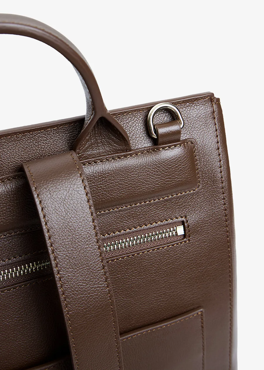 Harper Midi Backpack (Leather)