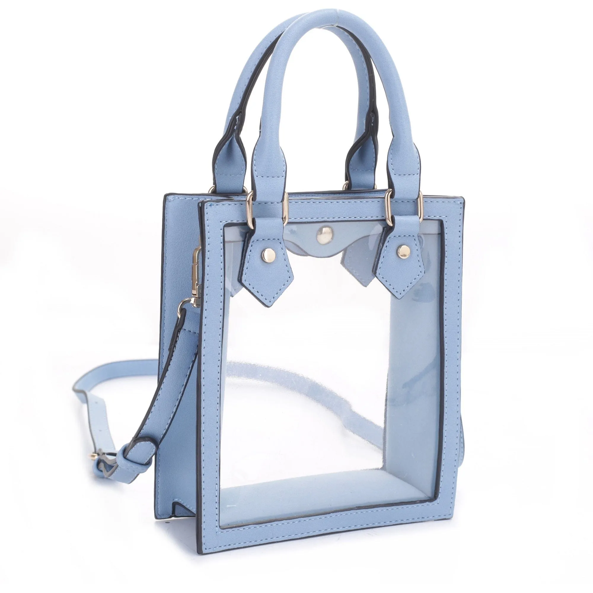 KS25734CL Elina Square Clear Crossbody Bag