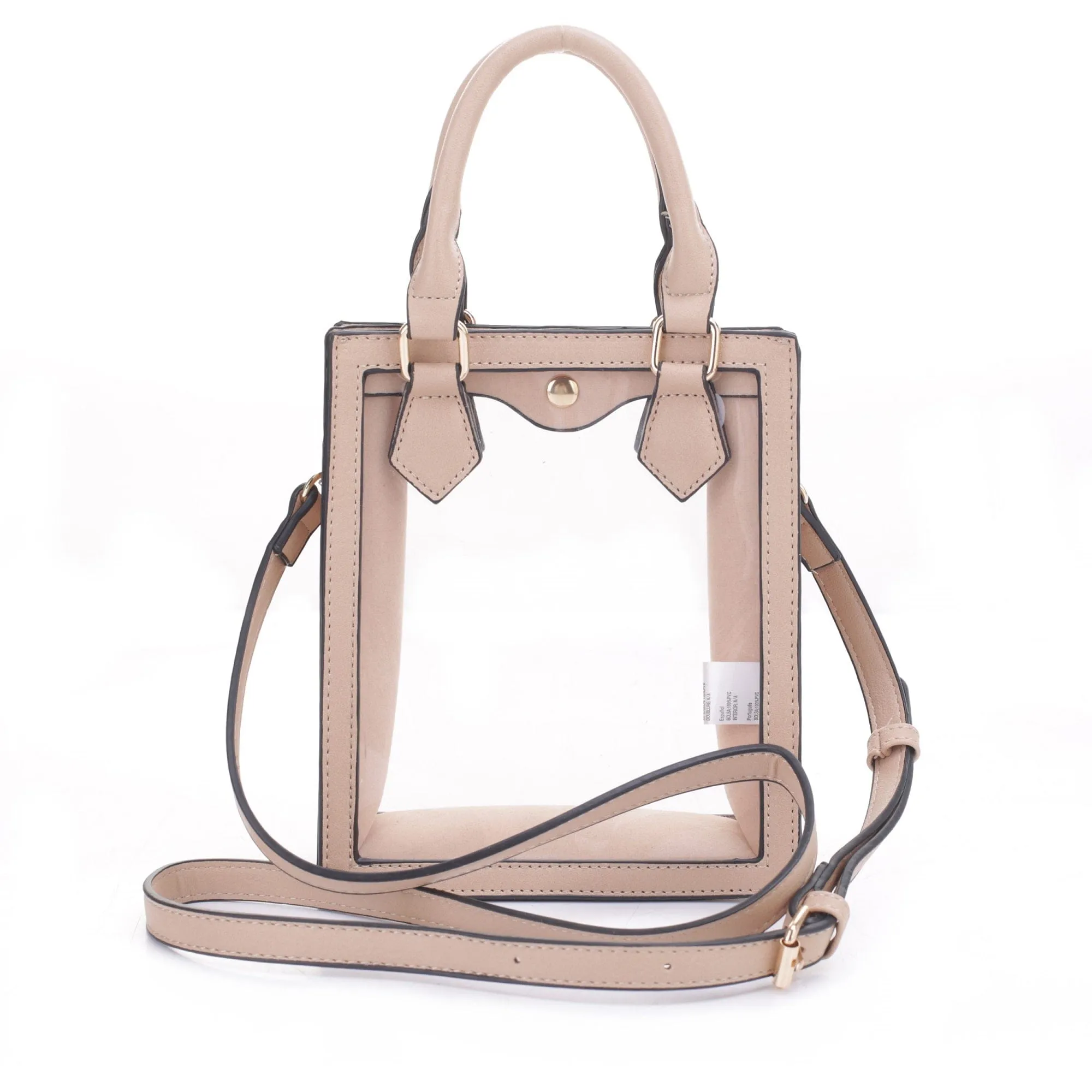 KS25734CL Elina Square Clear Crossbody Bag