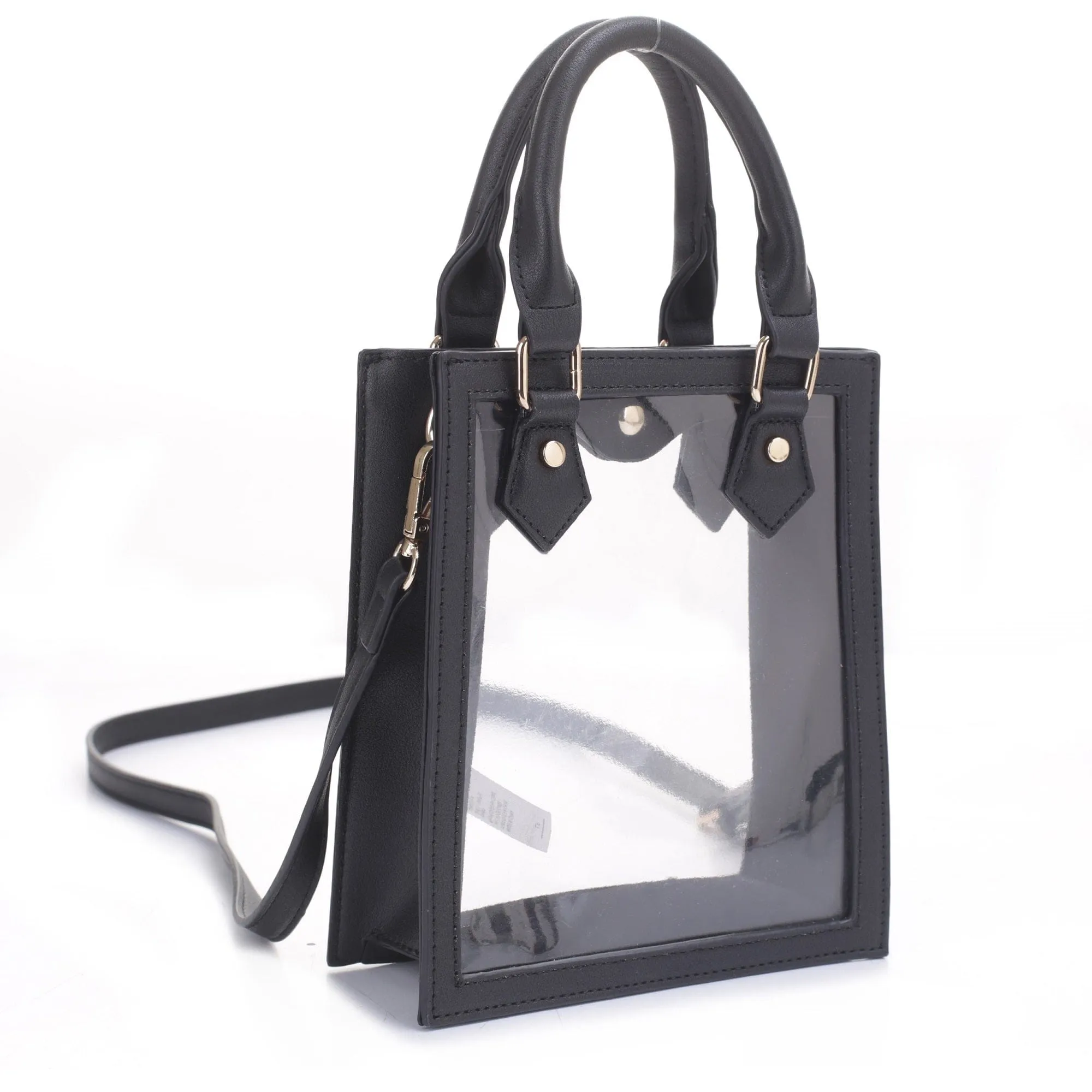 KS25734CL Elina Square Clear Crossbody Bag
