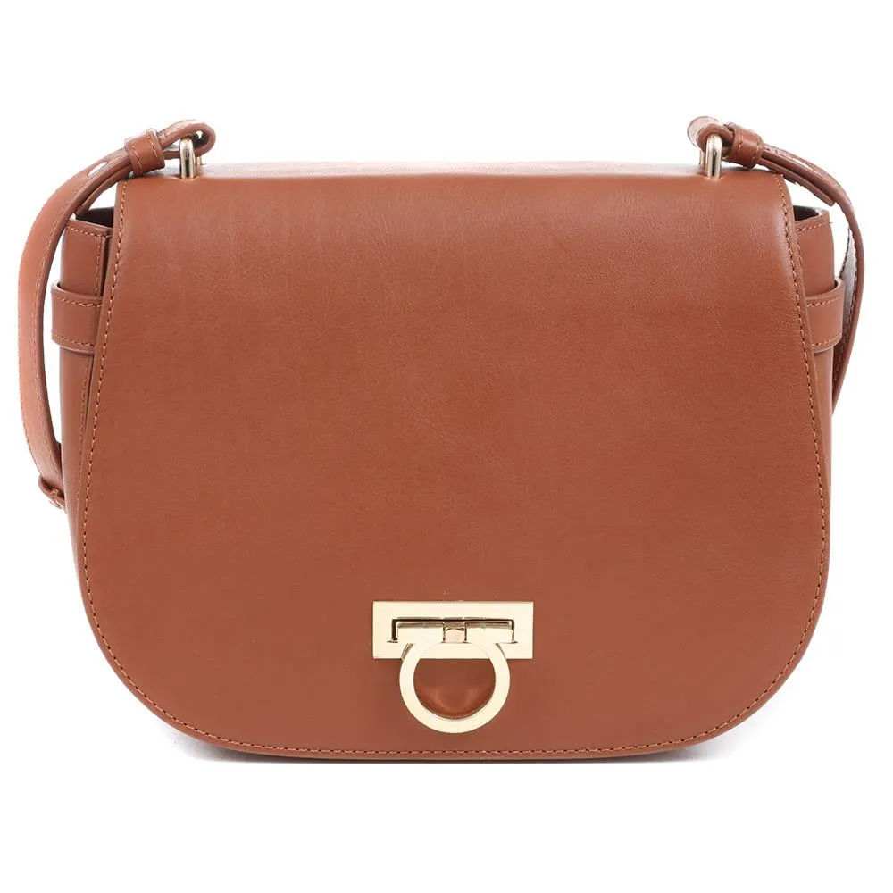 Elegant Leather Saddle Bag - VESPER 323895 | Chic and Stylish Crossbody Purse