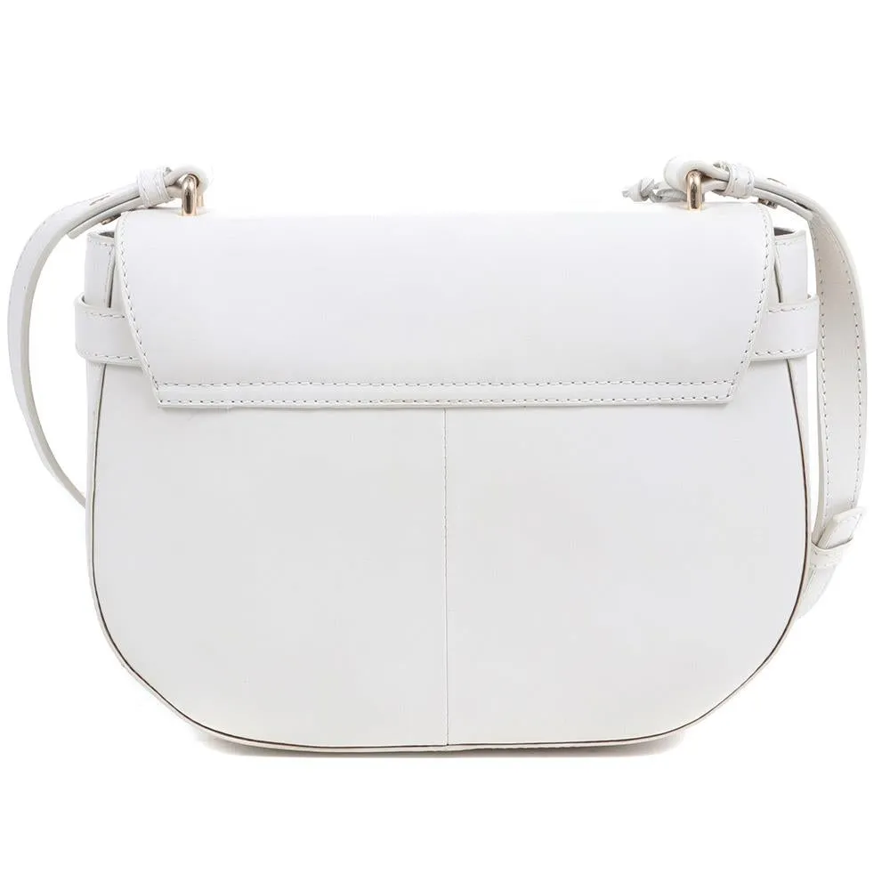 Elegant Leather Saddle Bag - VESPER 323895 | Chic and Stylish Crossbody Purse