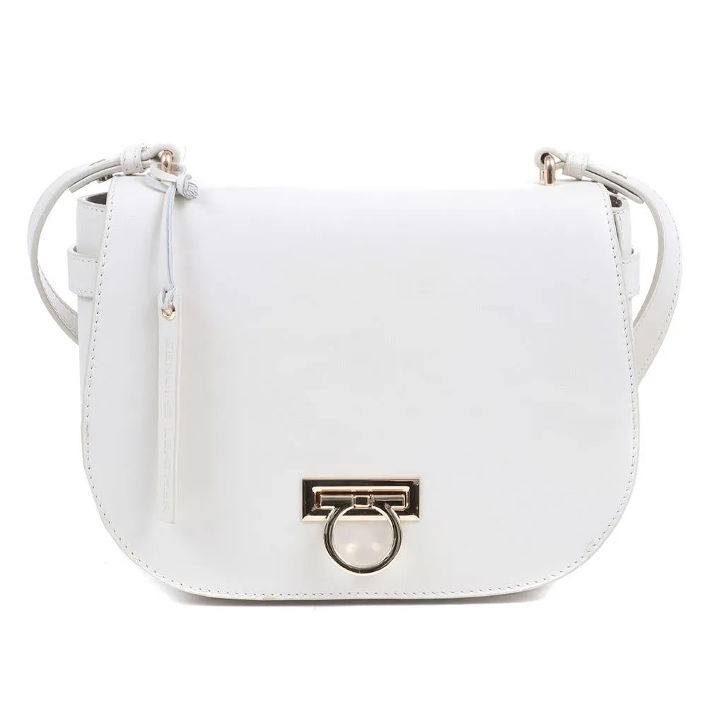 Elegant Leather Saddle Bag - VESPER 323895 | Chic and Stylish Crossbody Purse